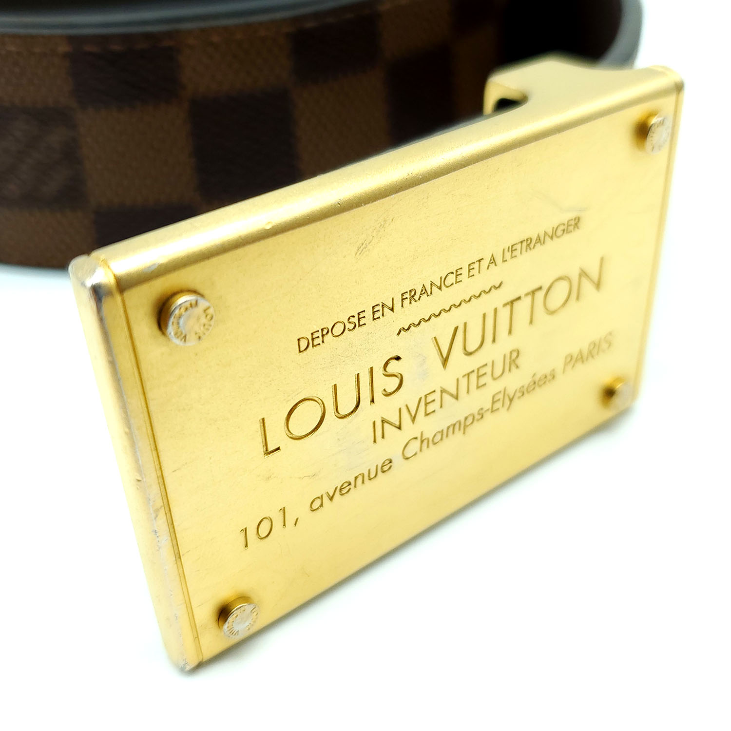 Louis Vuitton Neo Inventeur Wendegürtel 40 mm in Braun für Herren