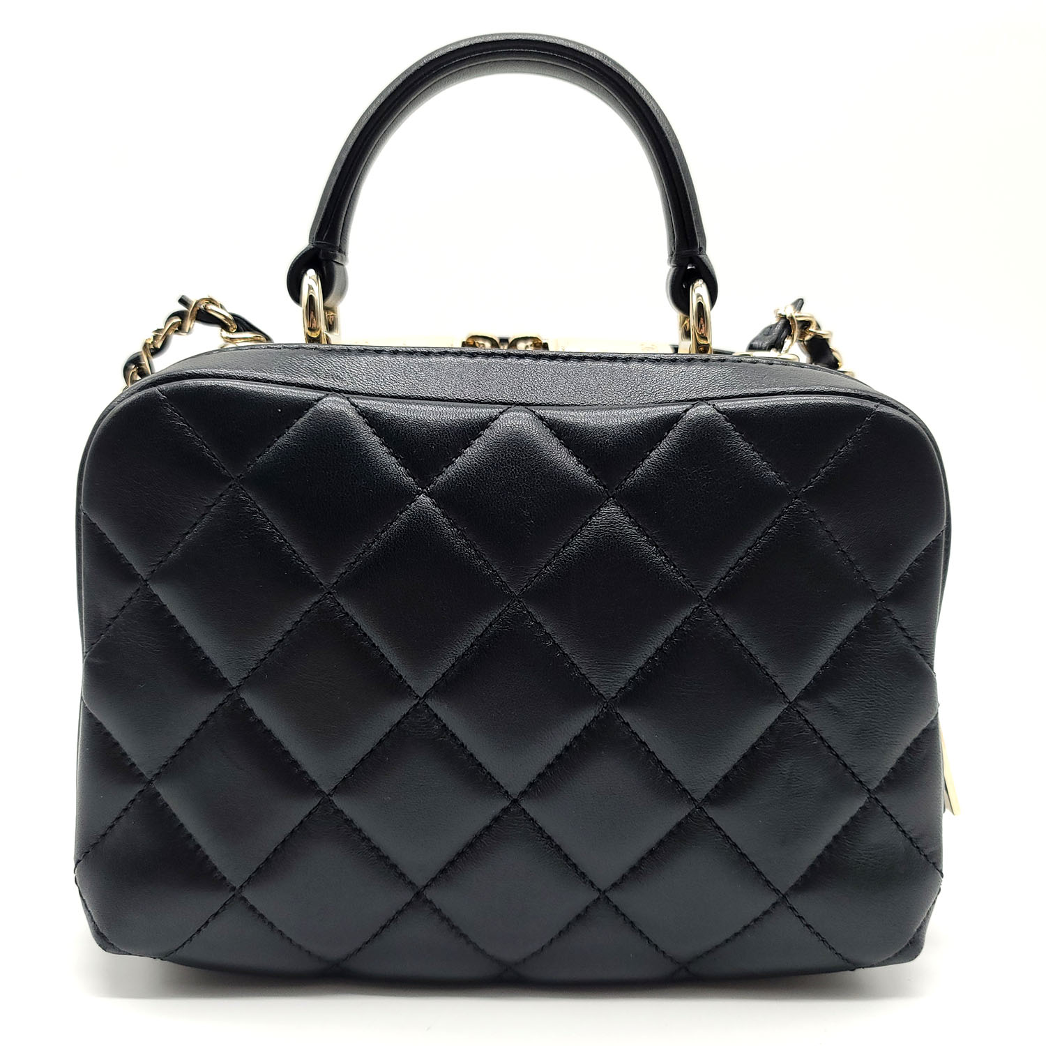 Leather 48h bag Chanel Black in Leather - 31640843