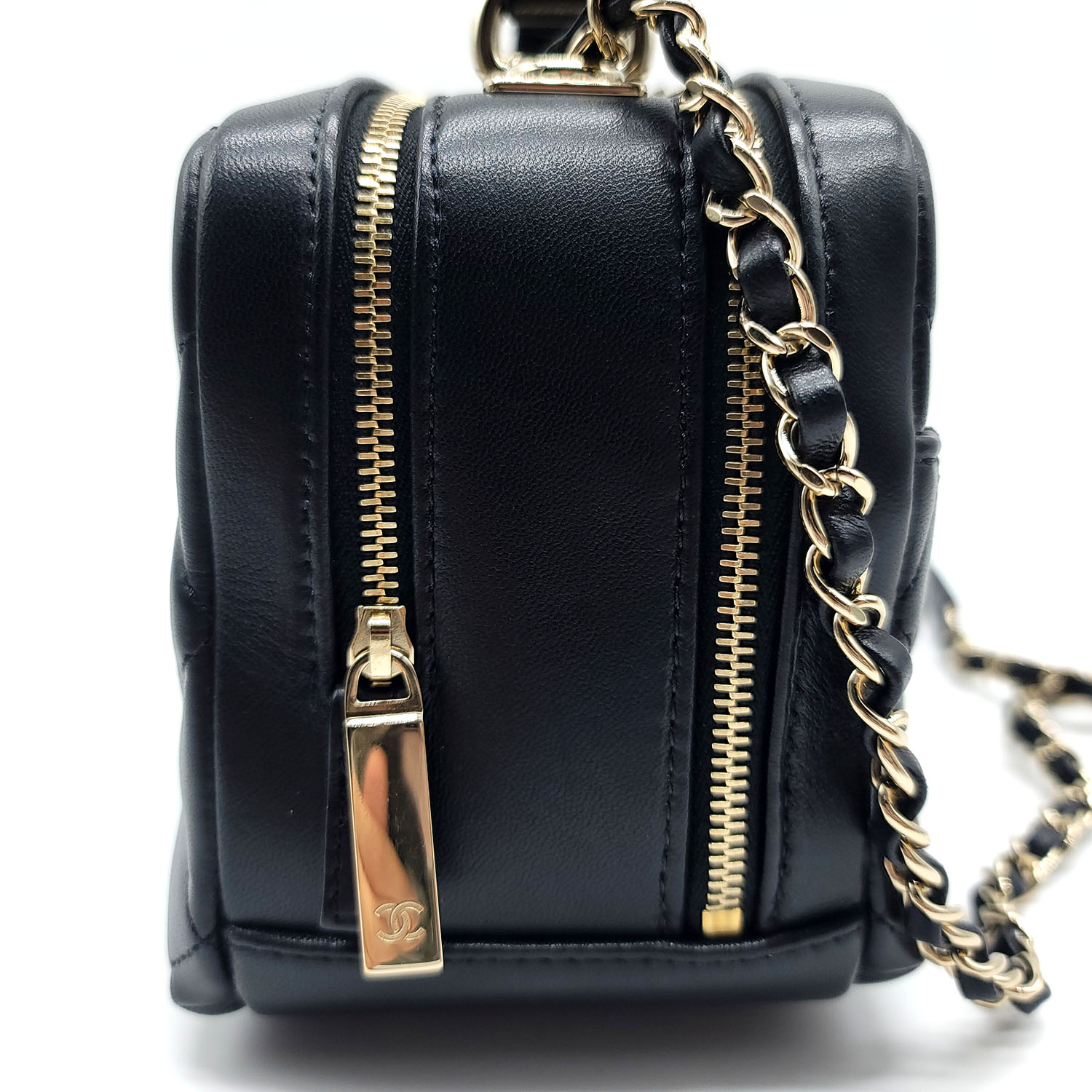 Chanel Small Trendy Bowling Bag Black – Dr. Runway