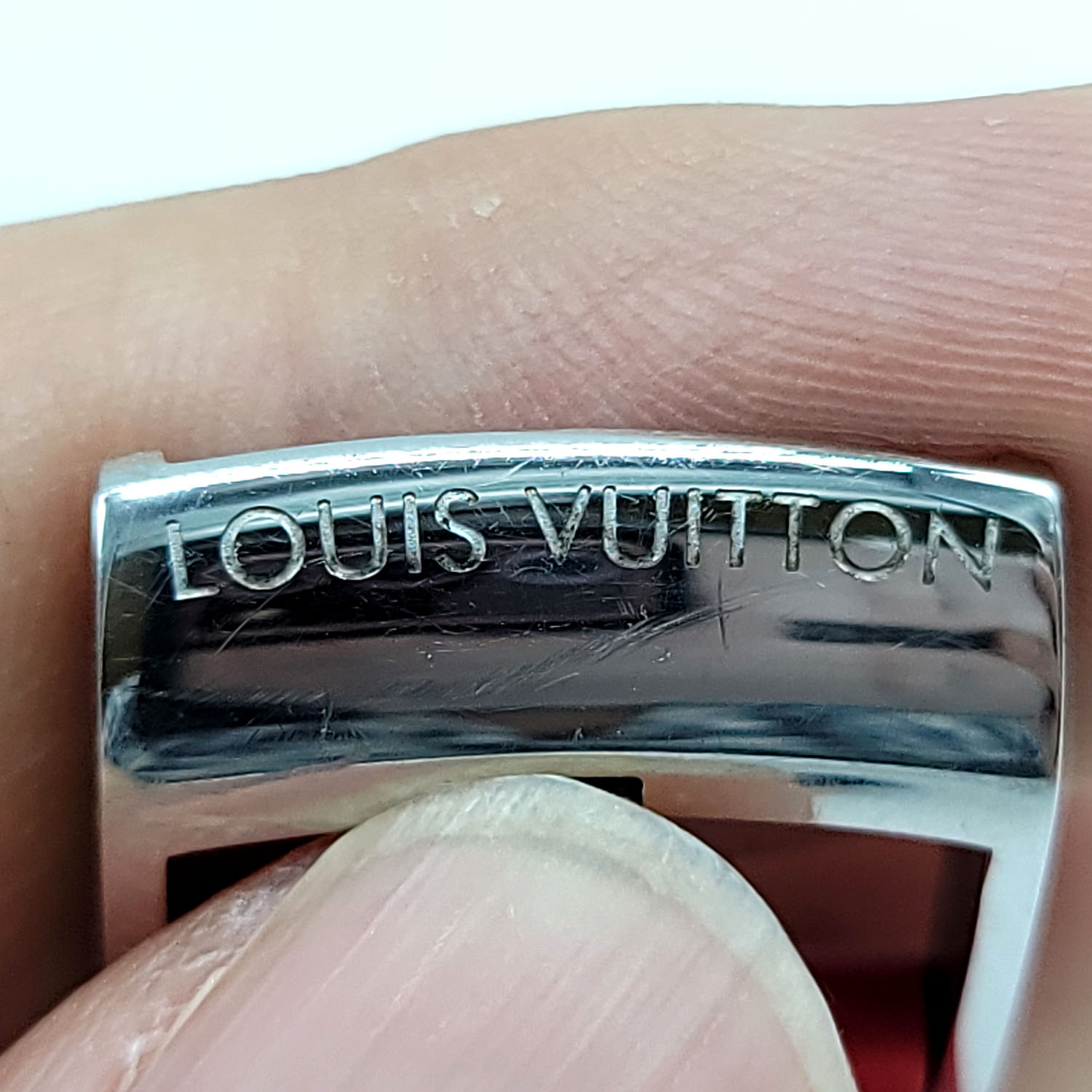 Louis Vuitton Tambour Damier Cobalt Chronograph Watch