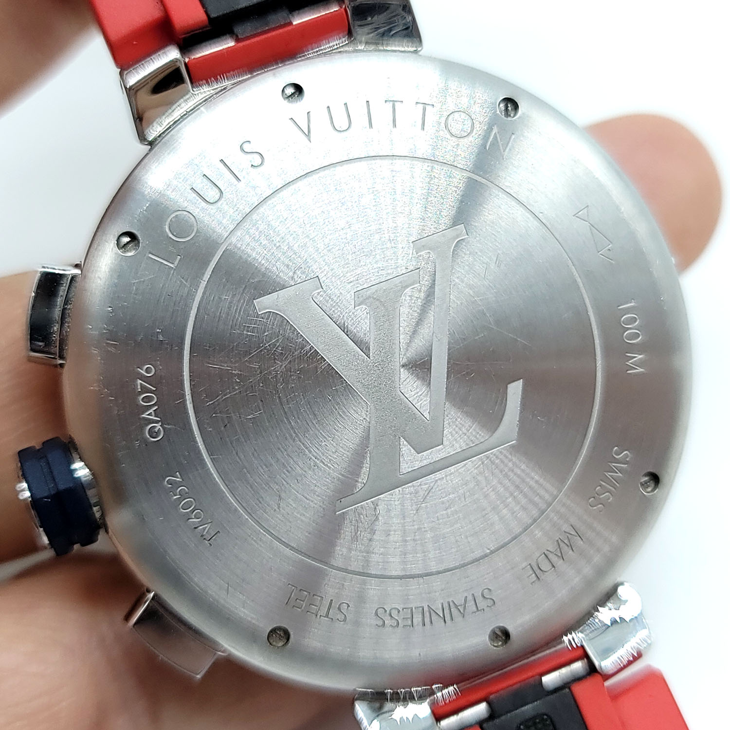 Relógio Louis Vuitton Tambour Damier