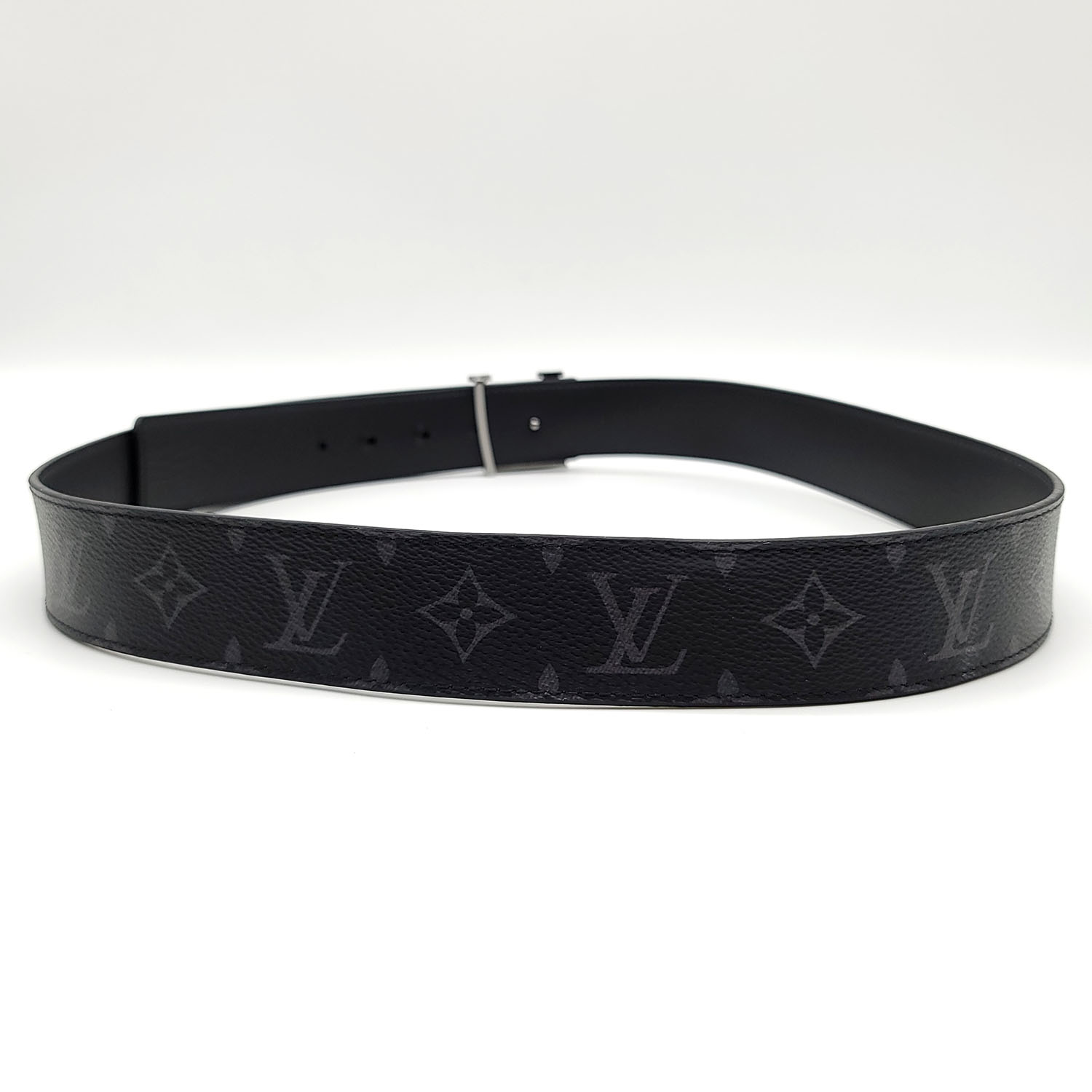 Louis Vuitton Monogram Eclipse Initiales Belt Black ref.753495 - Joli Closet