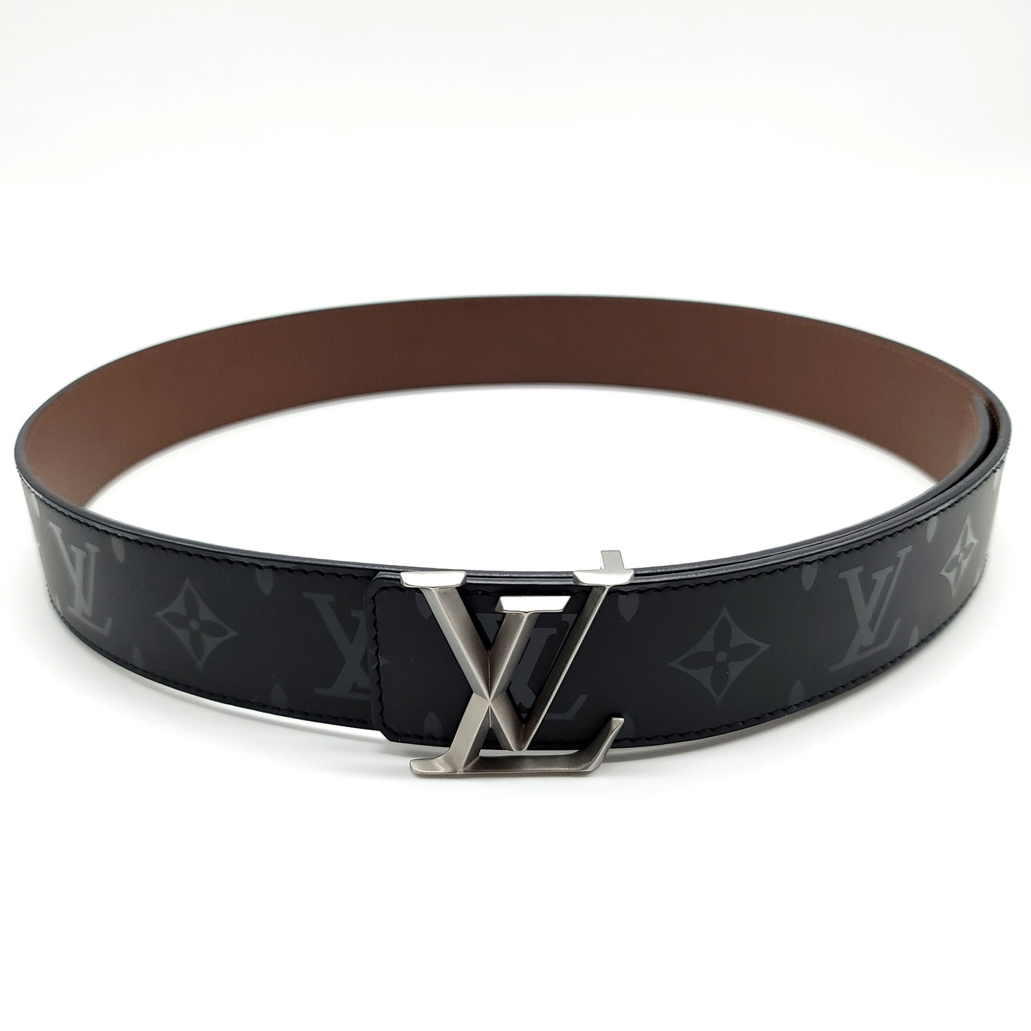 STUNNING Louis Vuitton LV Pyramide 40mm Reversible Belt Size 95