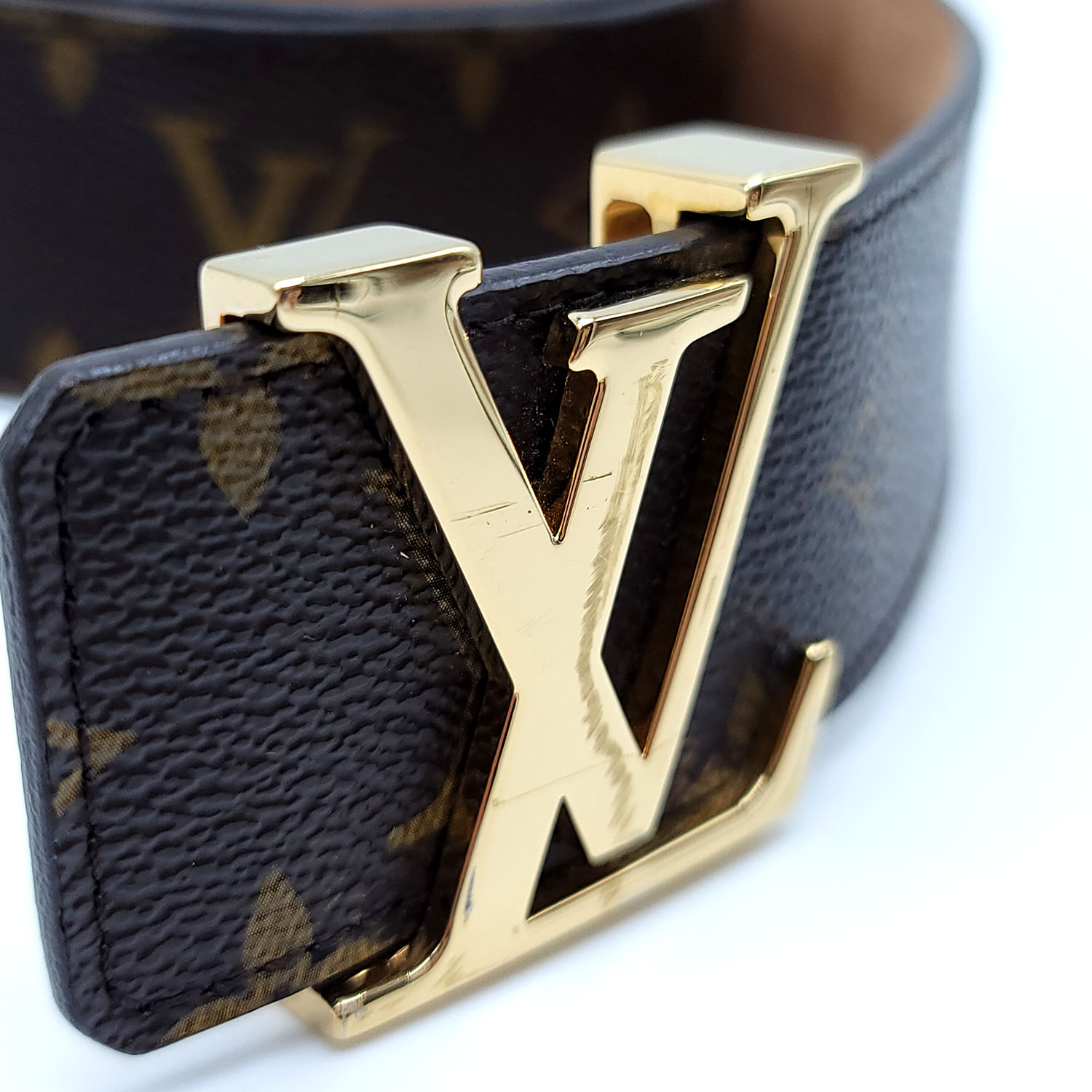 Louis Vuitton Lv Crcle 35mm Belt Monogram Eclipse M9931q