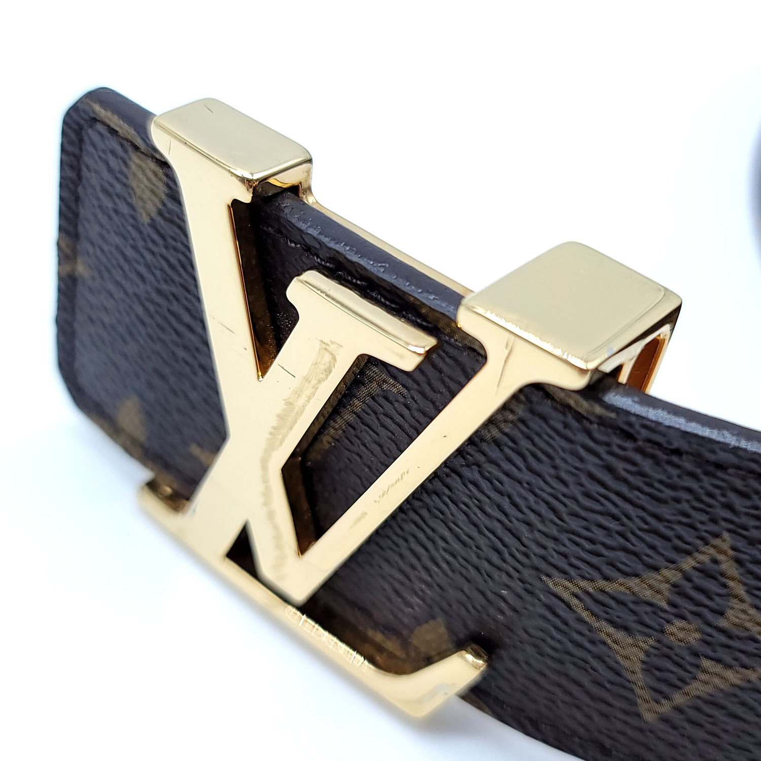 Louis Vuitton 100/40 Monogram Belt 930lv15 at 1stDibs