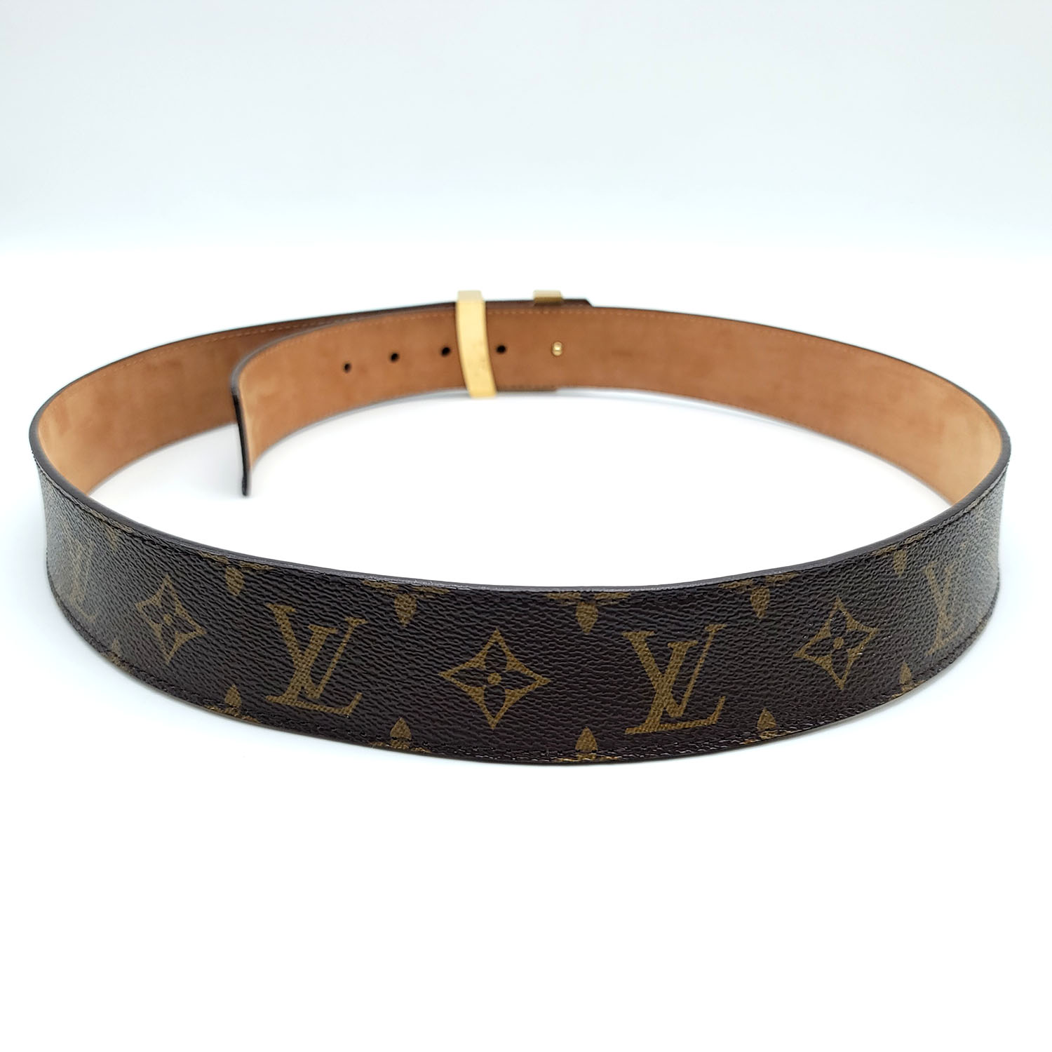 Louis Vuitton Initiales 40mm Belt in Brown Leather ref.1015157