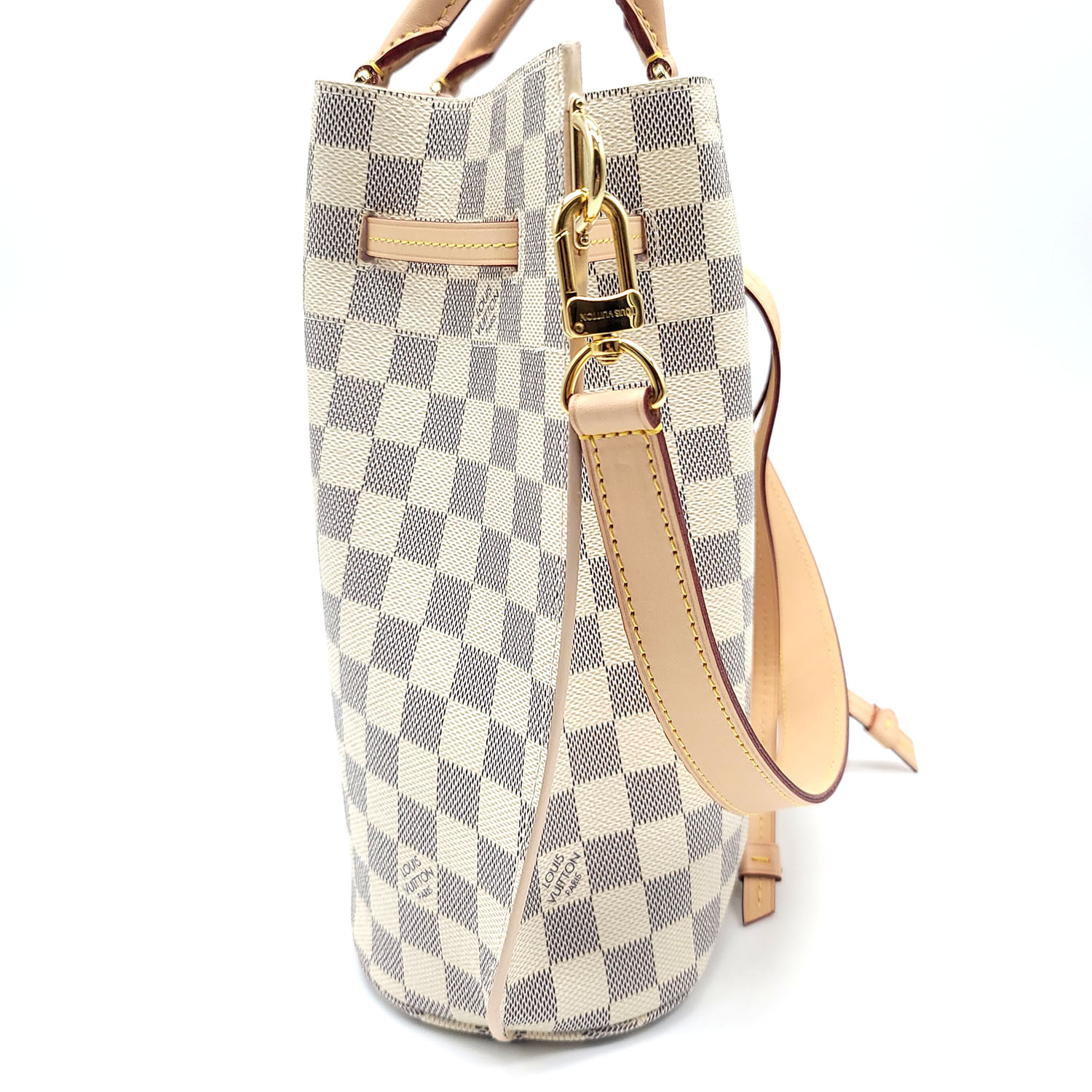 Louis Vuitton, Bags, Auth Louis Vuitton Damier Azur Girolata 2way  Shoulder Tote Bag N4579 Lv 2494b