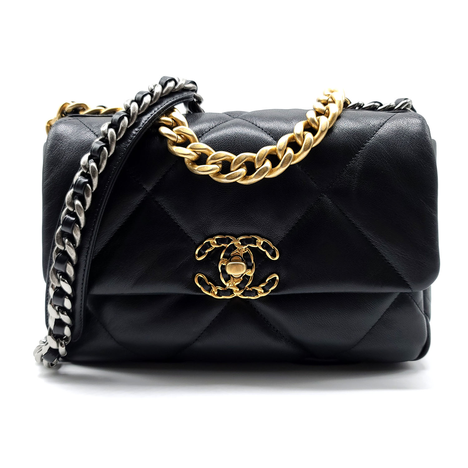 Chanel 19 Flap Bag Black Goatskin – Dr. Runway