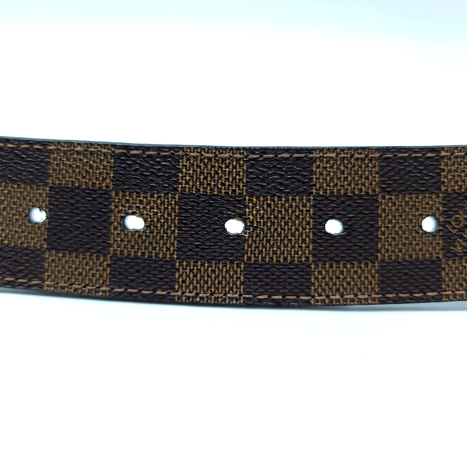 Louis vuitton belt size 100/40 in damier ebene