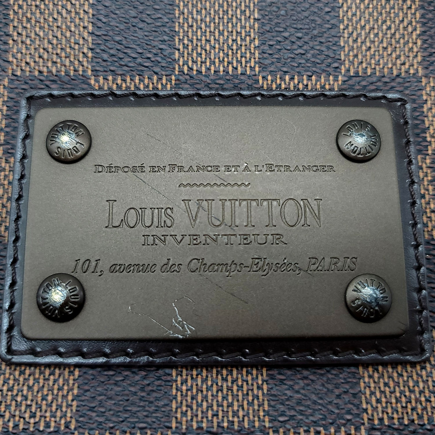Louis Vuitton Damier Ebene Brooklyn MM QJB07X0T0A174