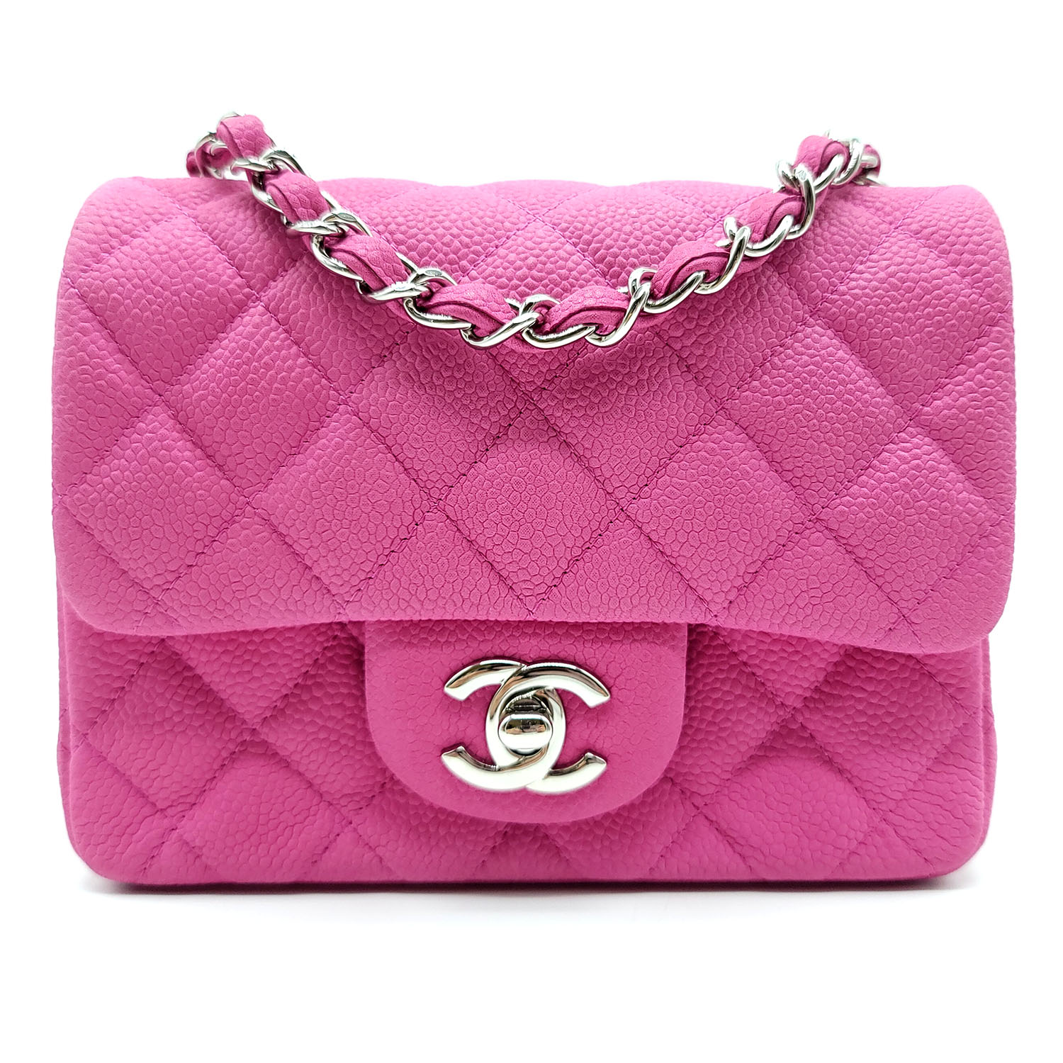 Chanel Mini Square Classic Flap Bag Pink – Dr. Runway