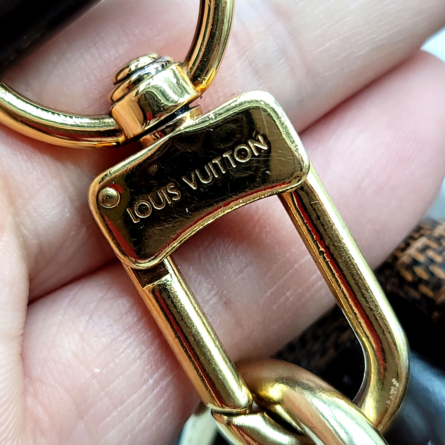 Louis Vuitton Damier Ebene Speedy 30 with Lock and Keys 860628