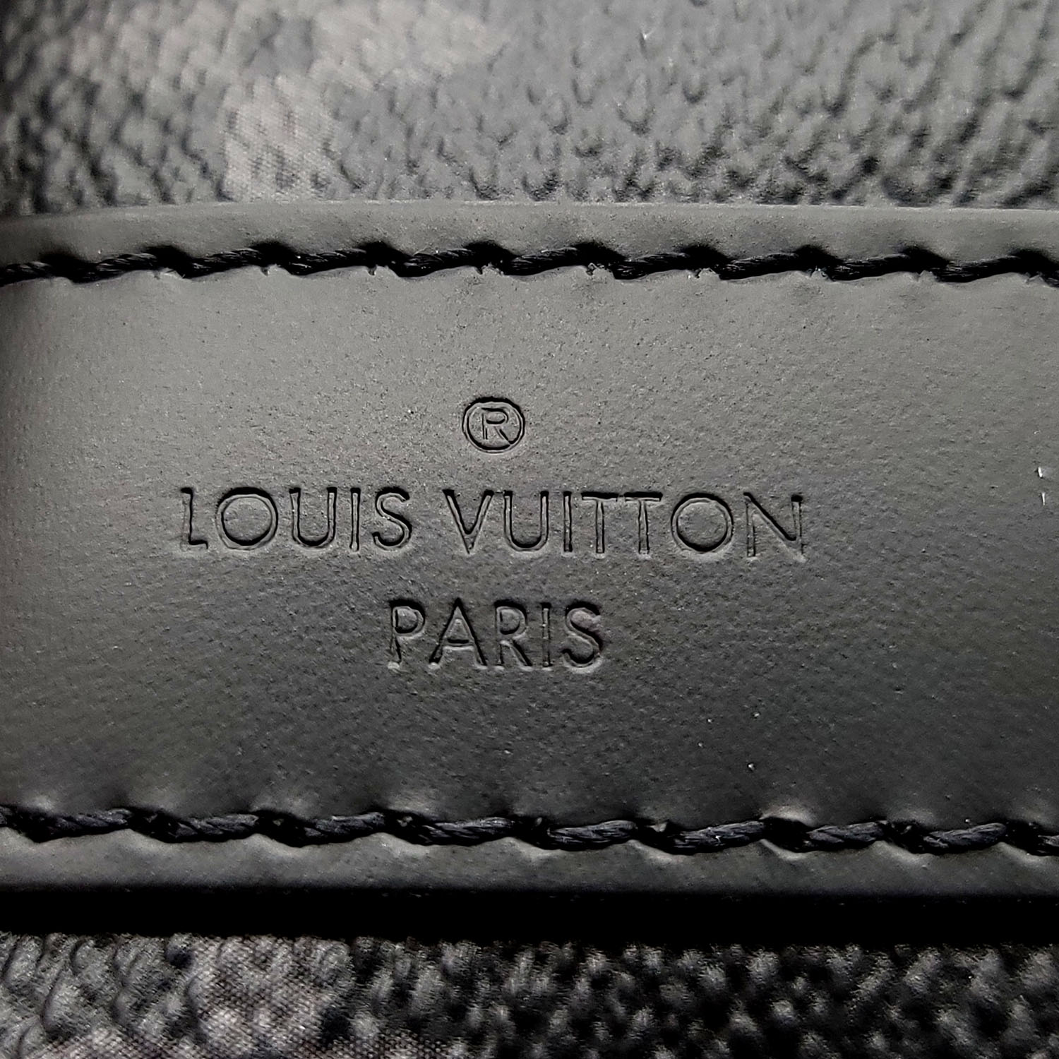 Louis Vuitton Black Monogram Eclipse Keepall Bandouliere 45 Duffle with Strap 2L103a