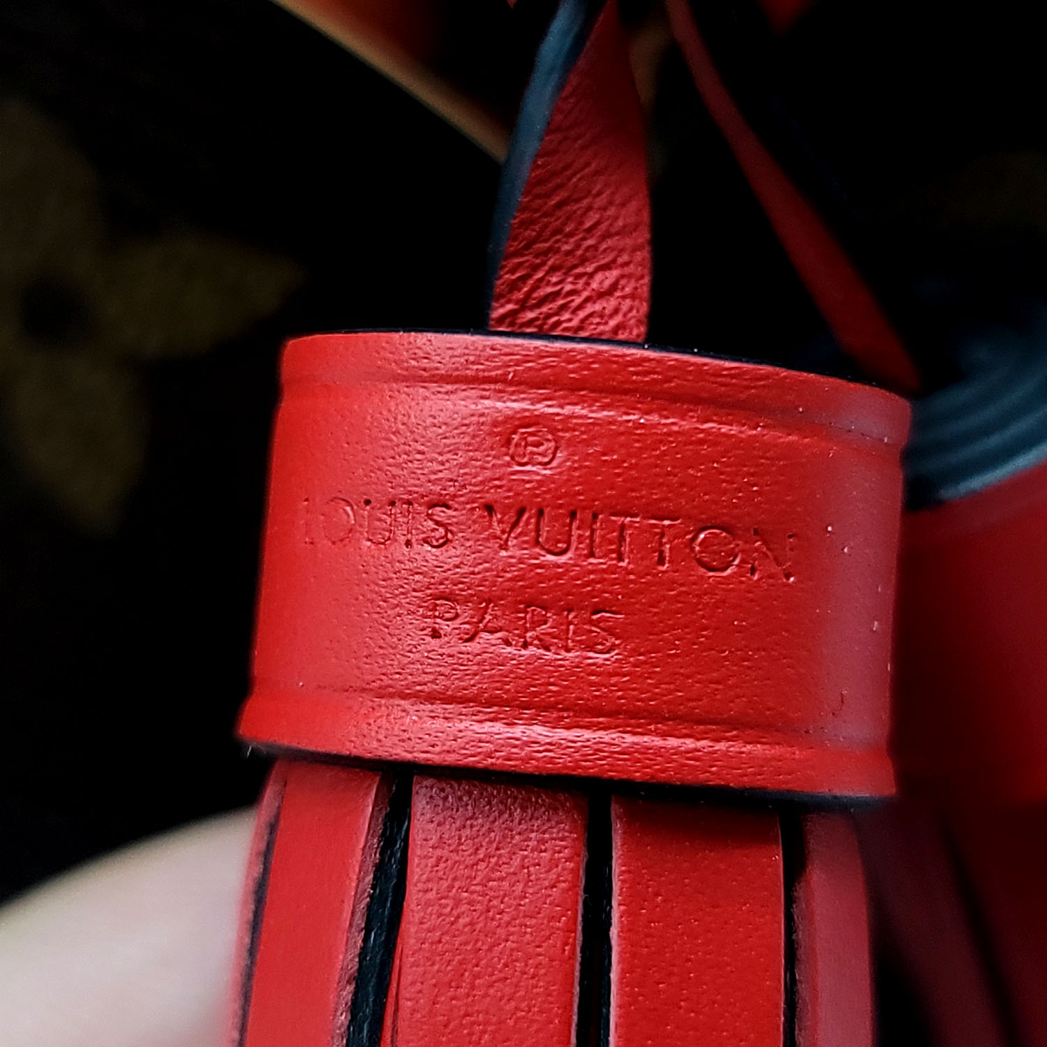 Louis Vuitton, Bags, Auth Louis Vuitton Shoulder Bag Monogram Saintonge  M43556 Coquelicot