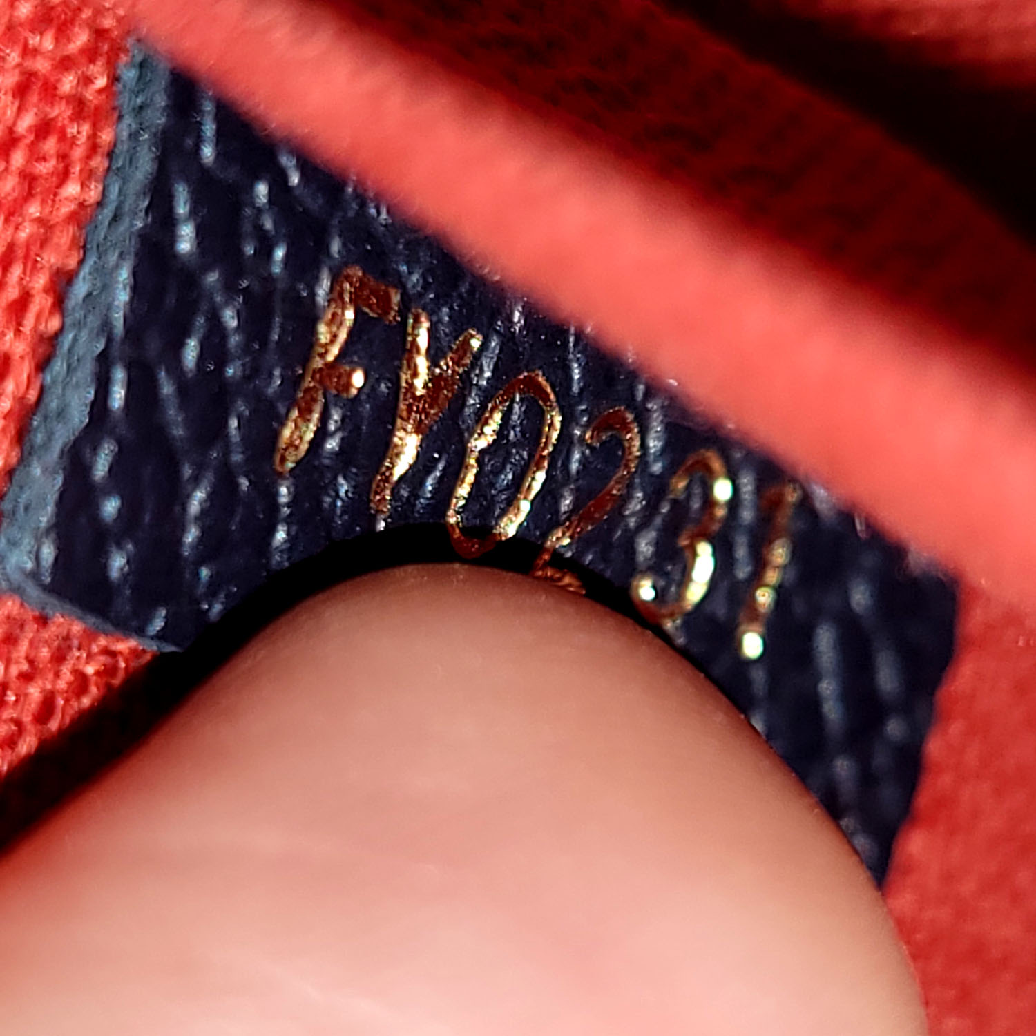 Louis Vuitton Felicie Pochette Monogram Empreinte Navy/Red – Dr. Runway