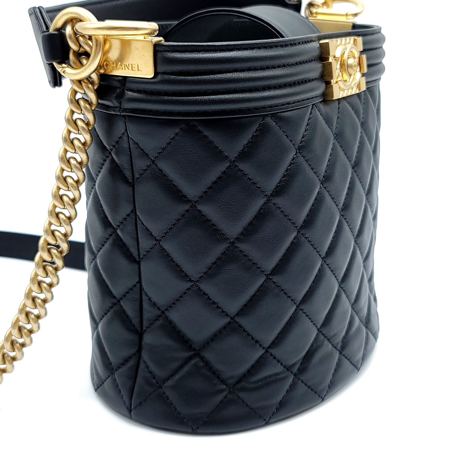 Chanel 2021 Boy Bucket Bag - Black Bucket Bags, Handbags - CHA938341