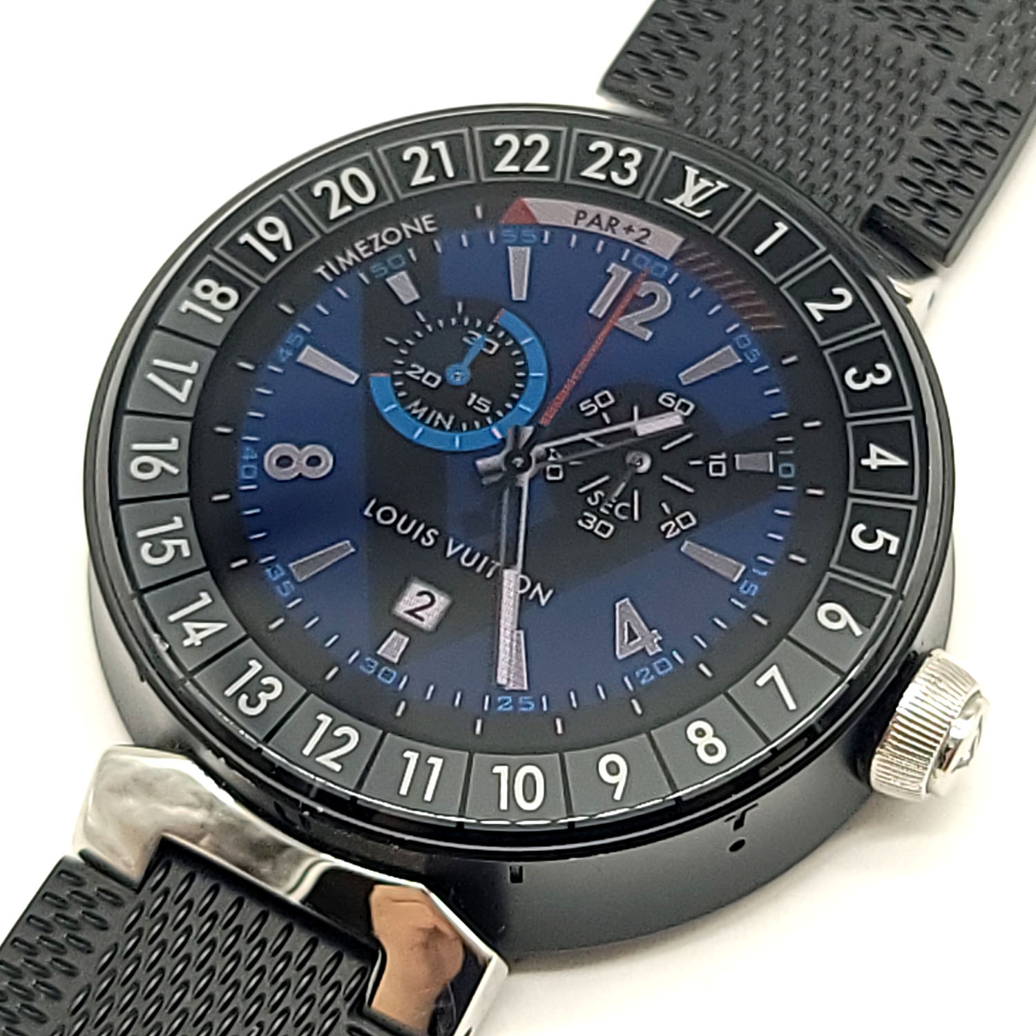 Louis Vuitton Tambour Horizon Smartwatch Diamond 42.9 Ref.Q9A018Z