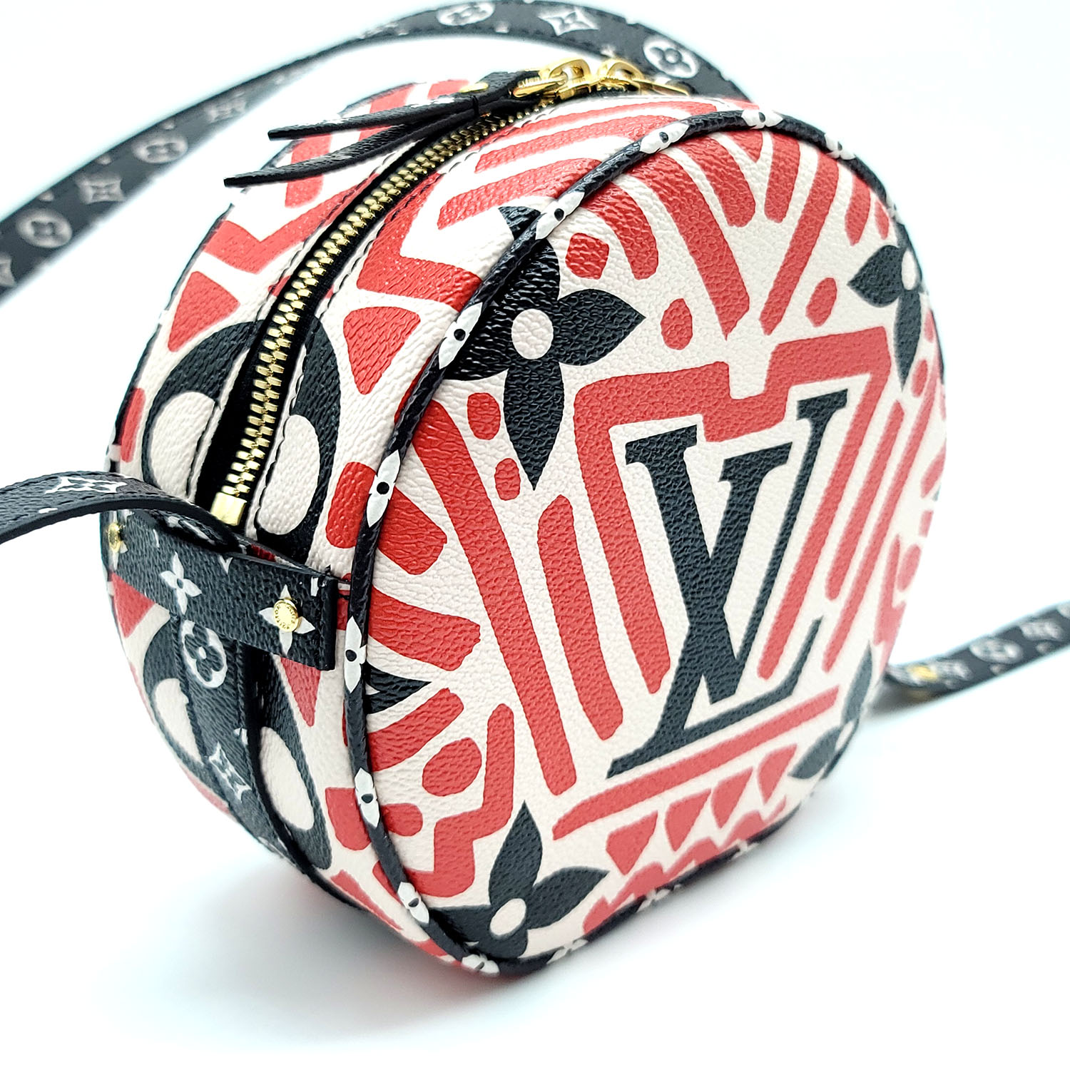 Louis Vuitton Red, White, Black, And Pink Crafty Giant Monogram Coated  Canvas Boîte Chapeau Souple PM Gold Hardware, 2020 Available For Immediate  Sale At Sotheby's
