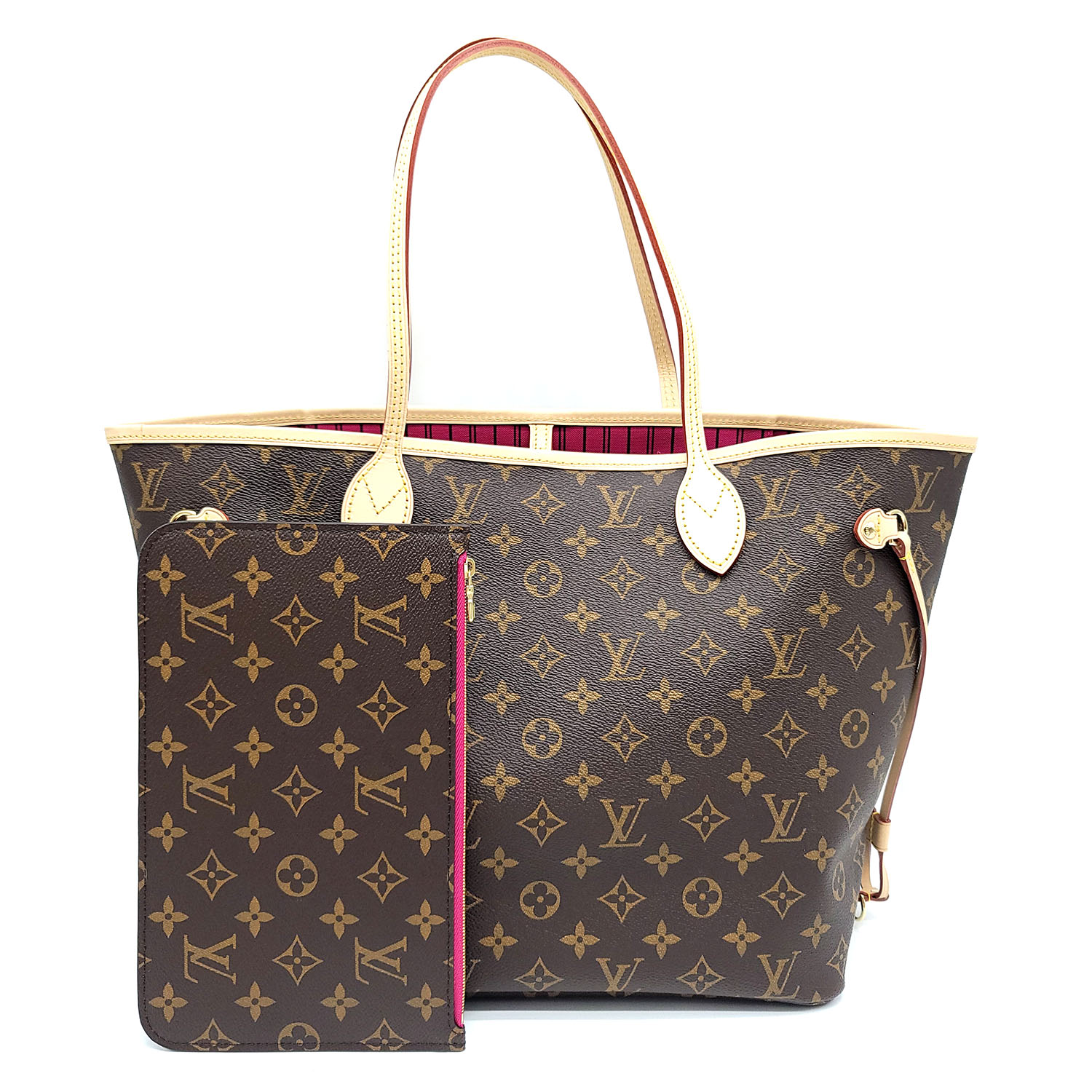 Louis Vuitton, Bags, Brand New Louis Vuitton Neverfull Mm In Monogram And  Peony