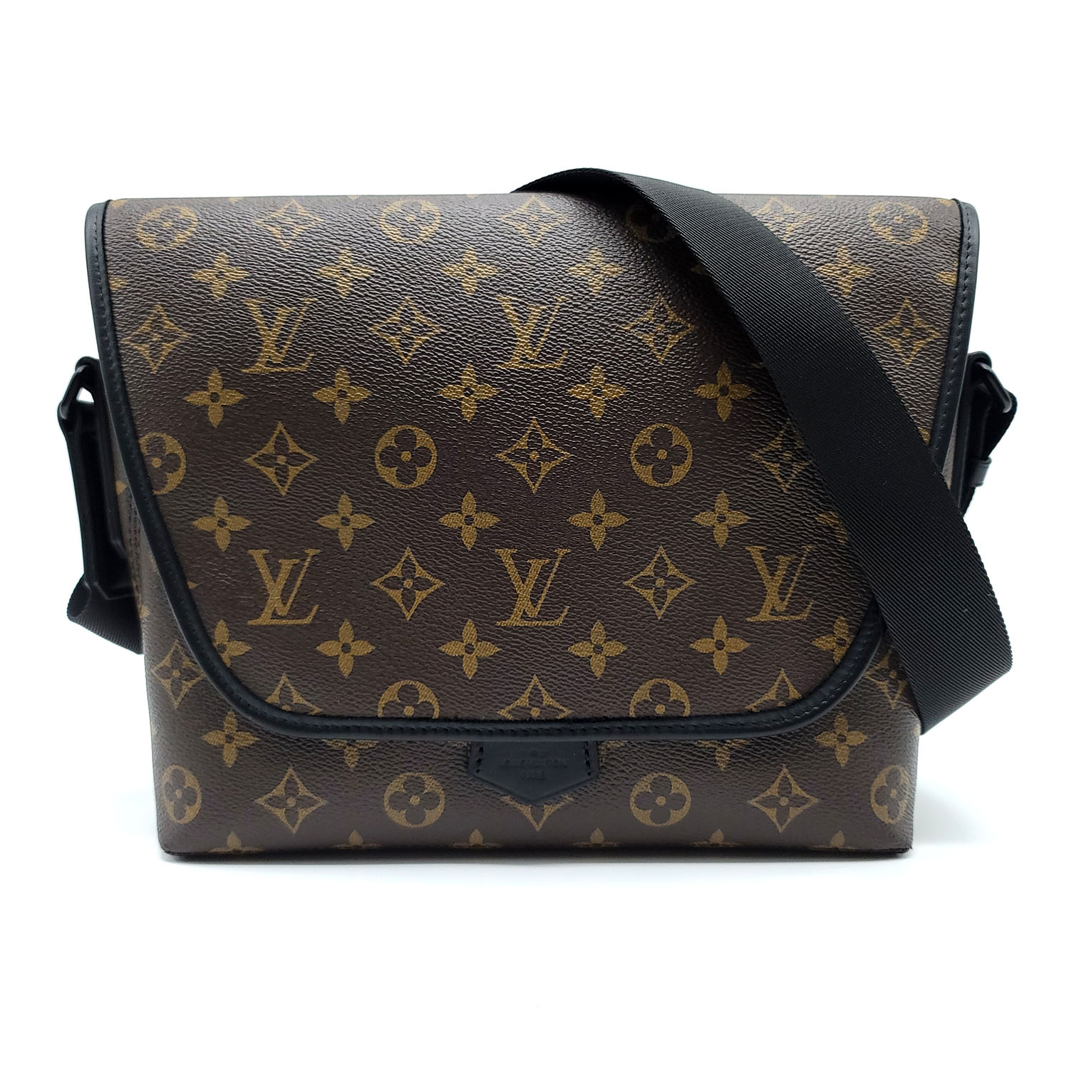 Louis Vuitton Monogram Macassar Canvas Magnetic Messenger Bag