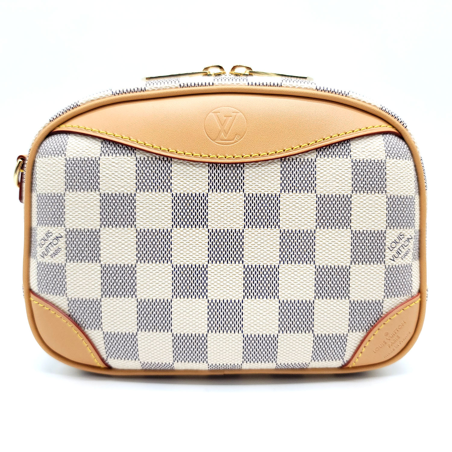 Louis Vuitton LV Deauville Damier azur new Beige ref.264506 - Joli Closet