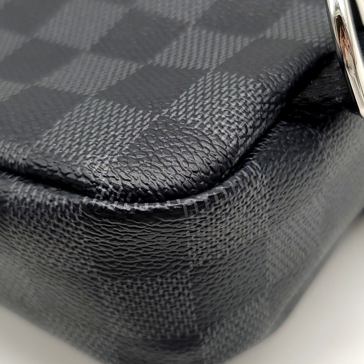 Avenue sling cloth bag Louis Vuitton Blue in Cloth - 32727815