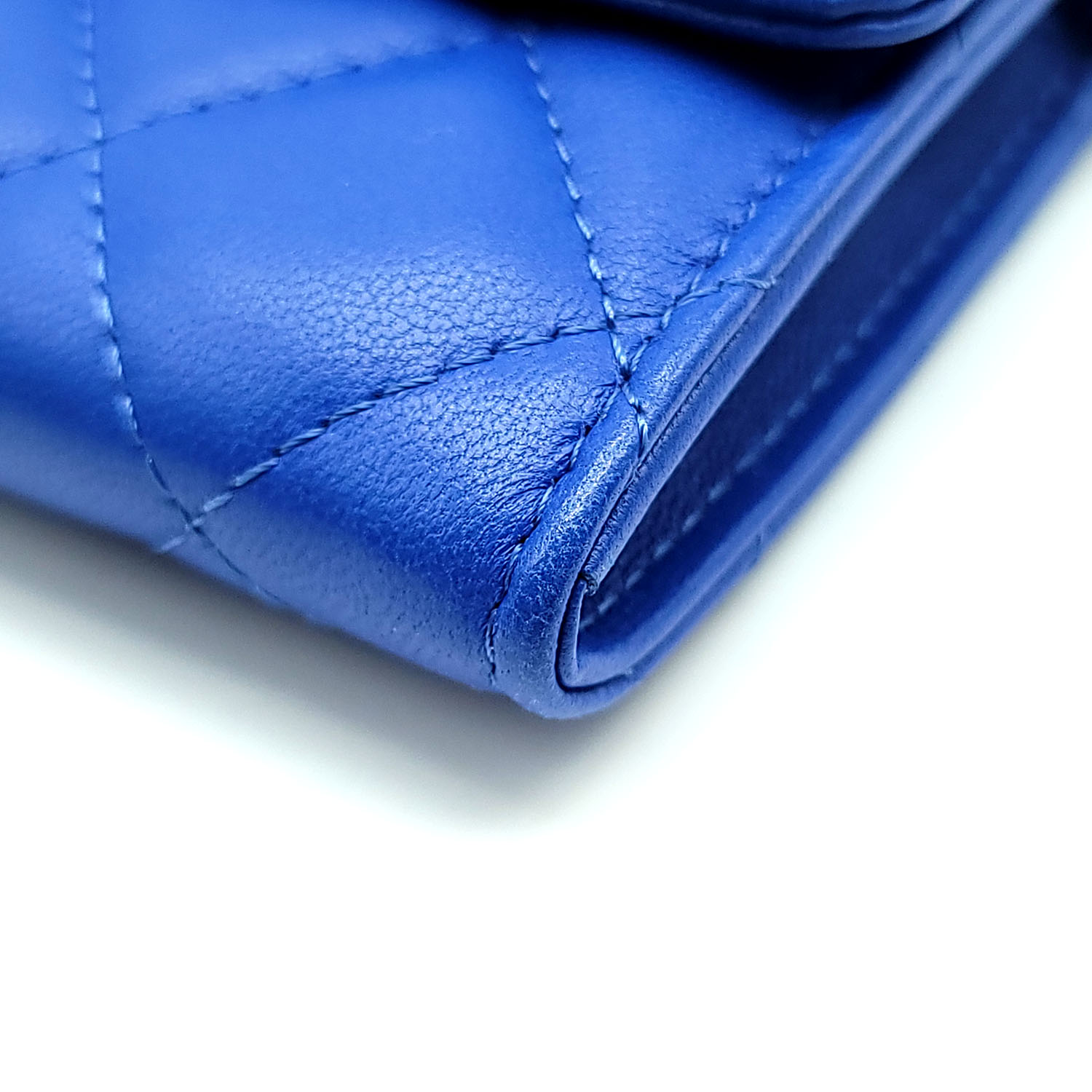 Chanel Clutch With Chain Blue Quilted Lambskin – Dr. Runway