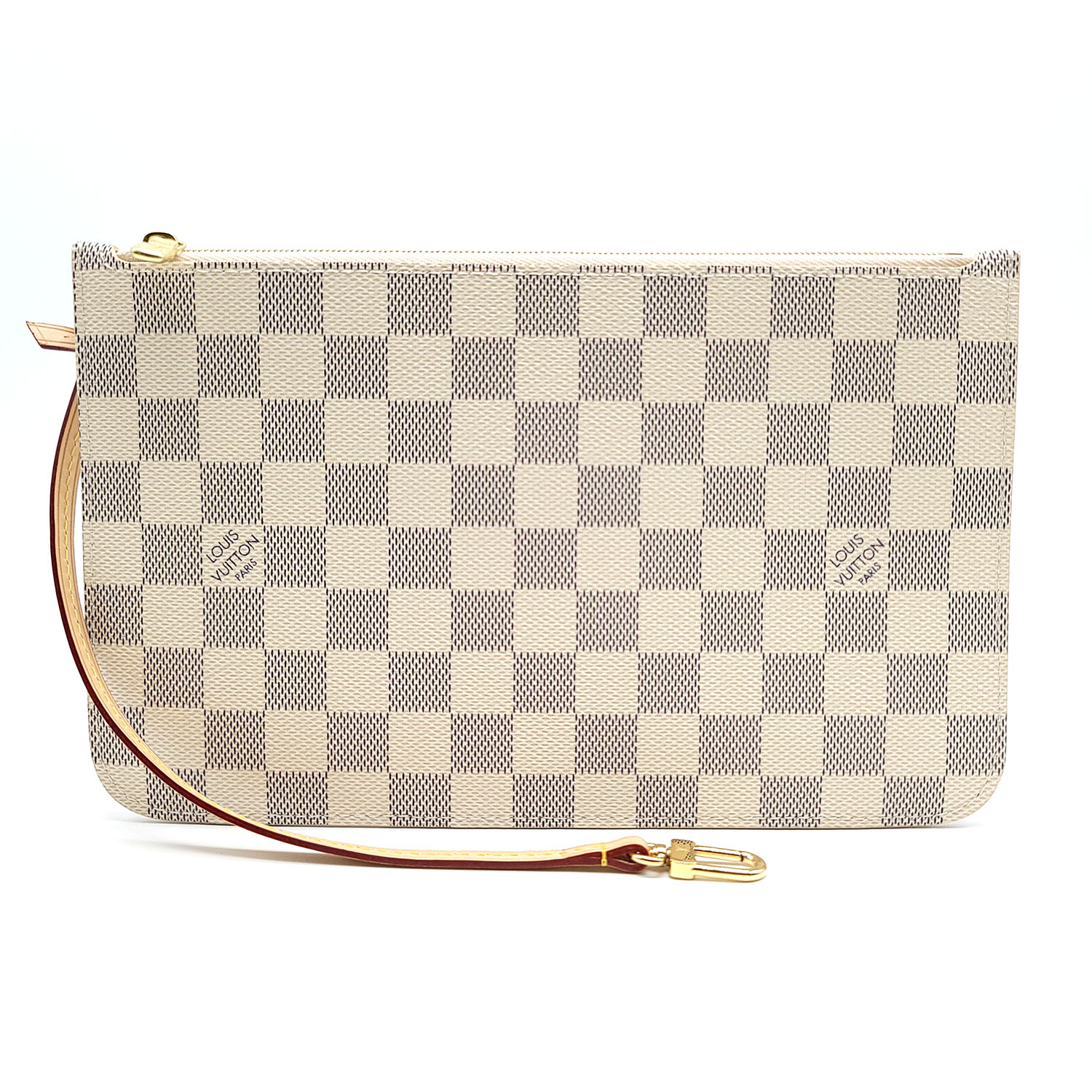 Louis Vuitton Womens Neverfull Pouch Damier Azur MM – Luxe Collective