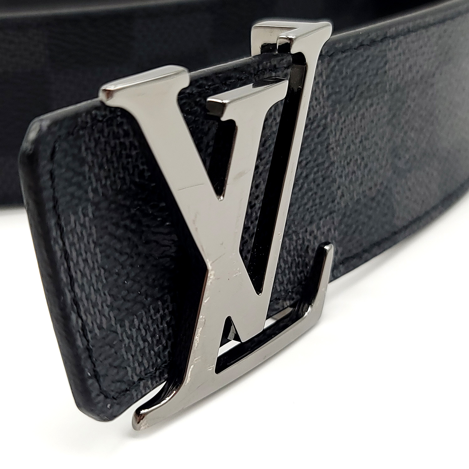 LV Initiales 40mm Reversible Belt Damier Graphite Canvas - Men -  Accessories