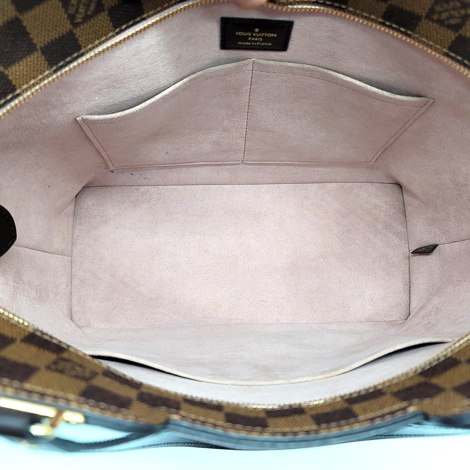 Louis Vuitton Magnolia Damier Ebene Canvas Jersey Bag Louis Vuitton
