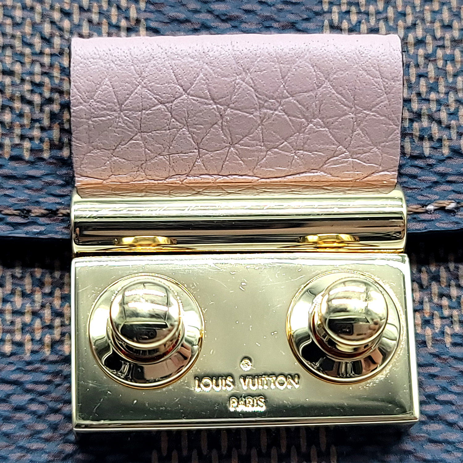 Auth Louis Vuitton Portefeuille Croisette Damier Ebène N60207 Leather  Wallet F/S