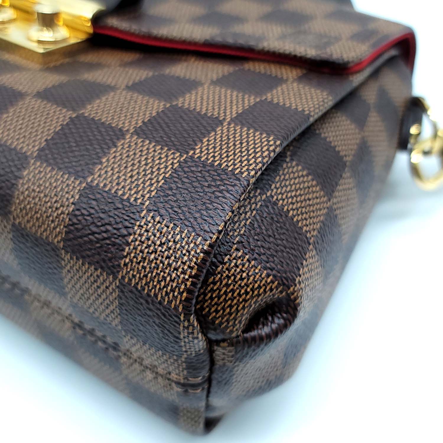Louis Vuitton Damier Croisette Way Bag Handbag Shoulder Ebene N53000 Lv1194