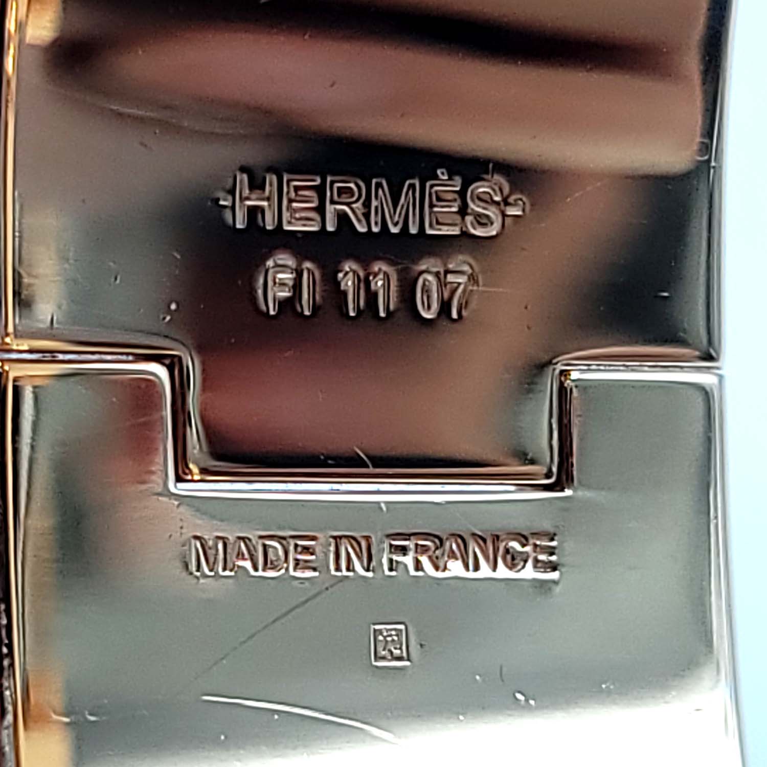 Hermes Noir Clic Clac Bracelet PM – Jadore Couture