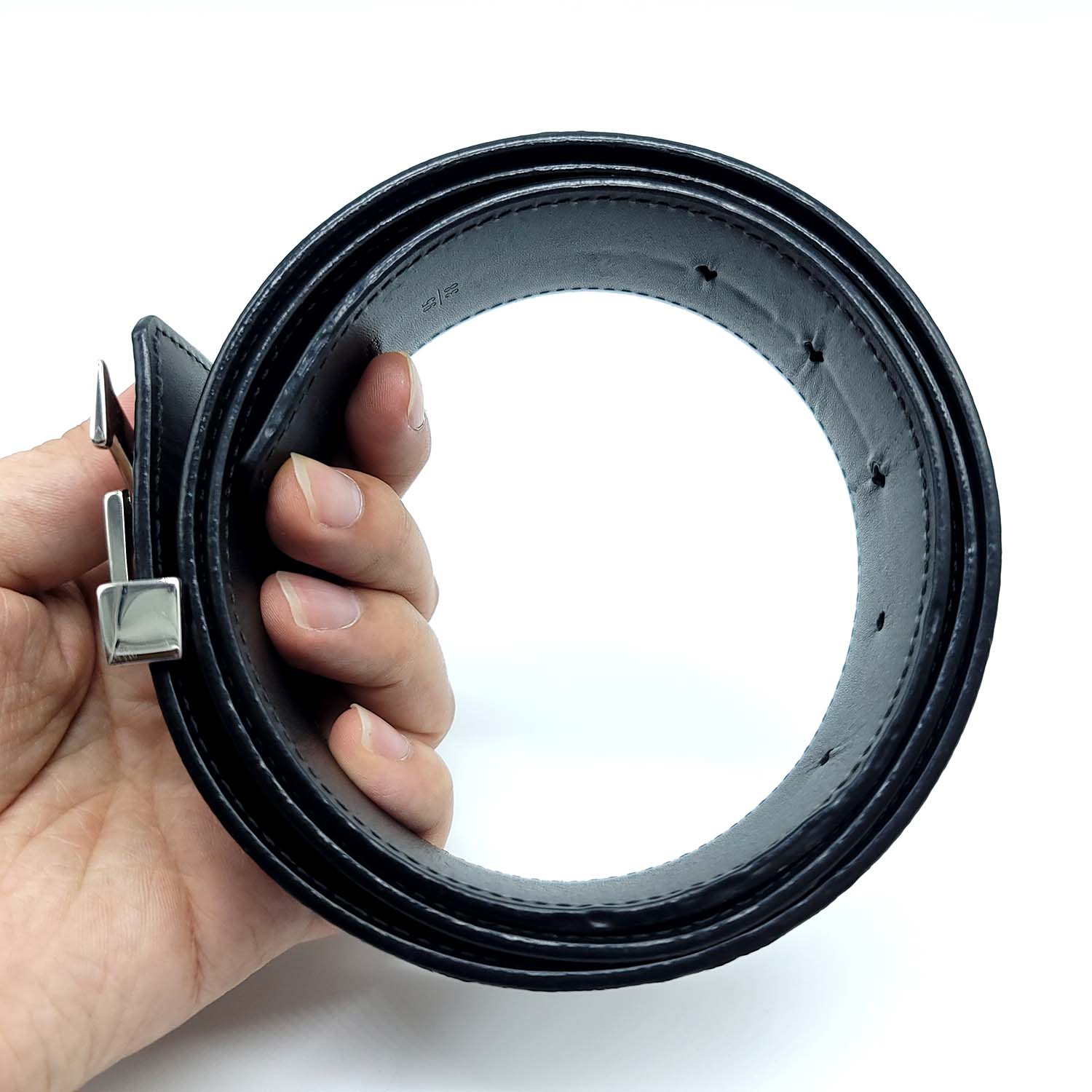 LV Optic 40mm Reversible Belt Monogram Macassar Canvas - Men - Accessories