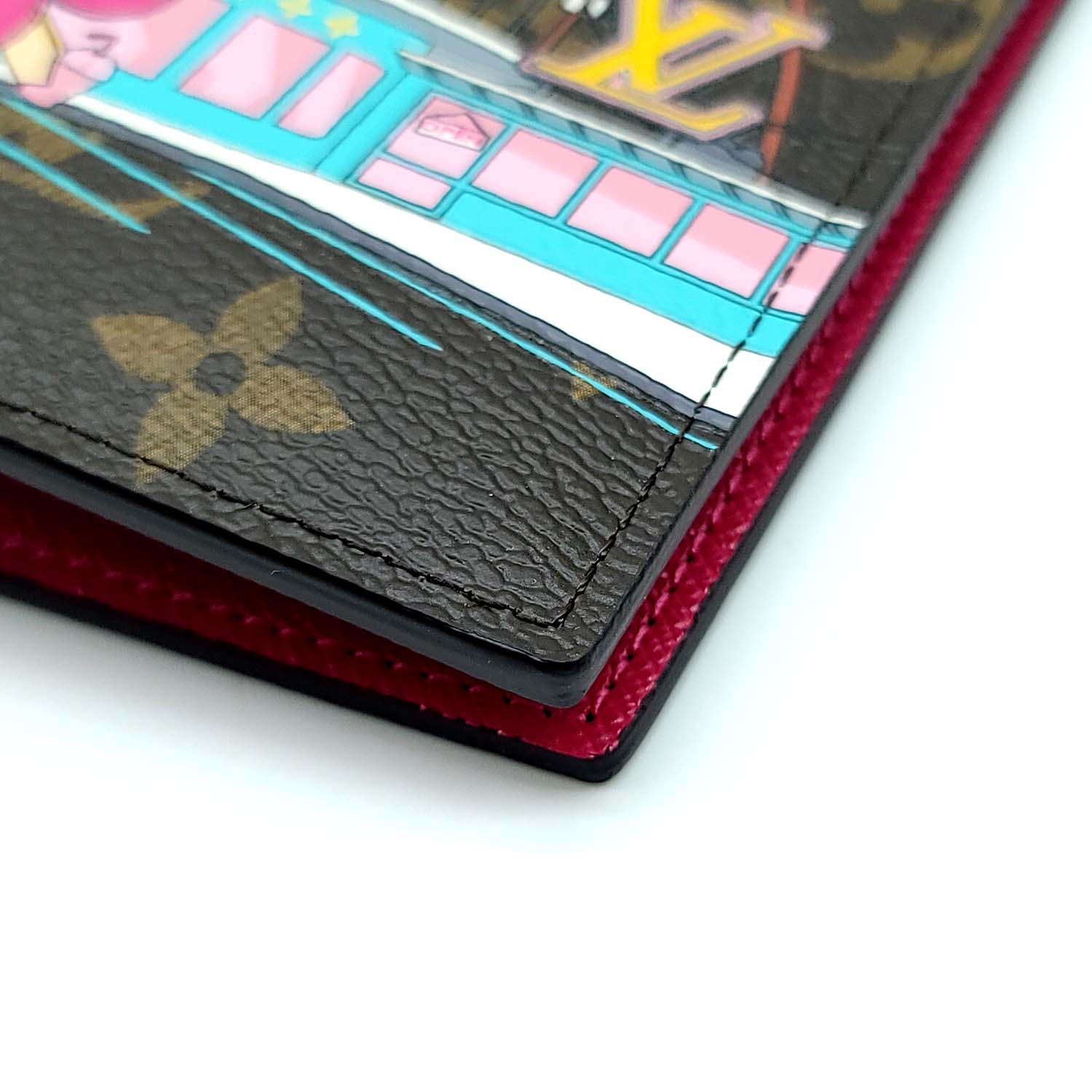Louis Vuitton Monogram Eclipse Passport cover with the LV Christmas  Animation 2019 packaging 