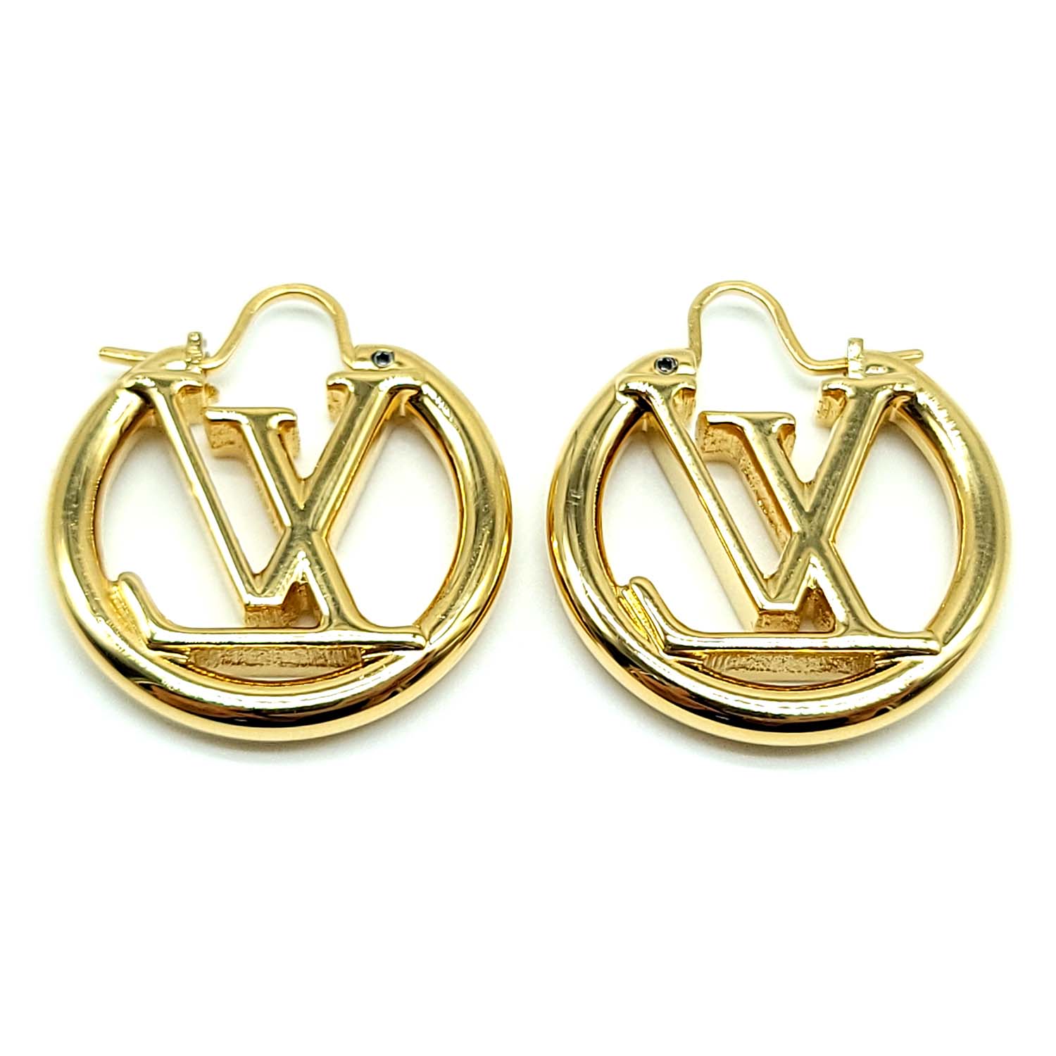 LOUIS VUITTON Bookle Dreil Louisette Earrings Gold hardware ref.859232 -  Joli Closet