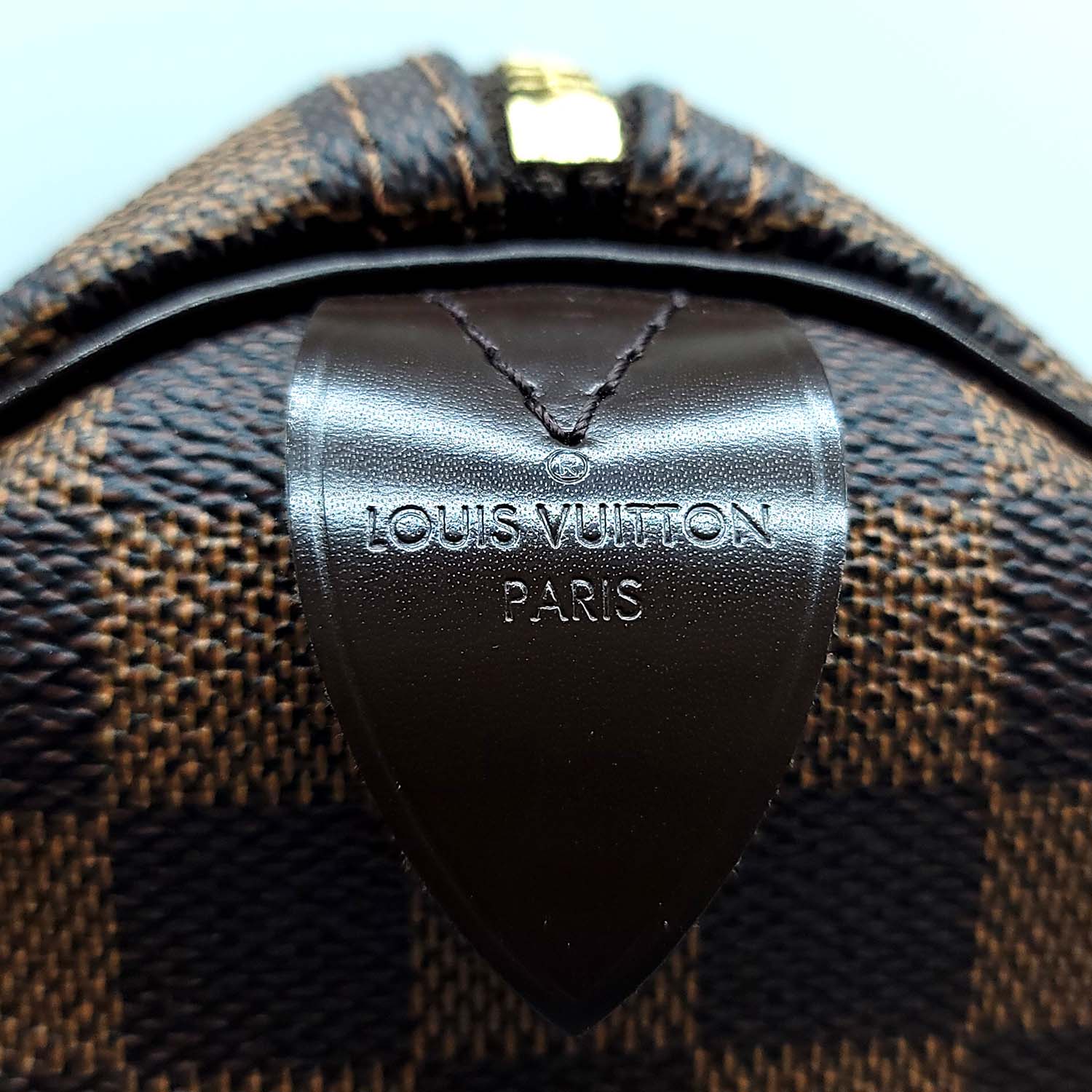 💕 Louis Vuitton Speedy 35 Banduoulier Damier Ebene Bag (SP4103) +