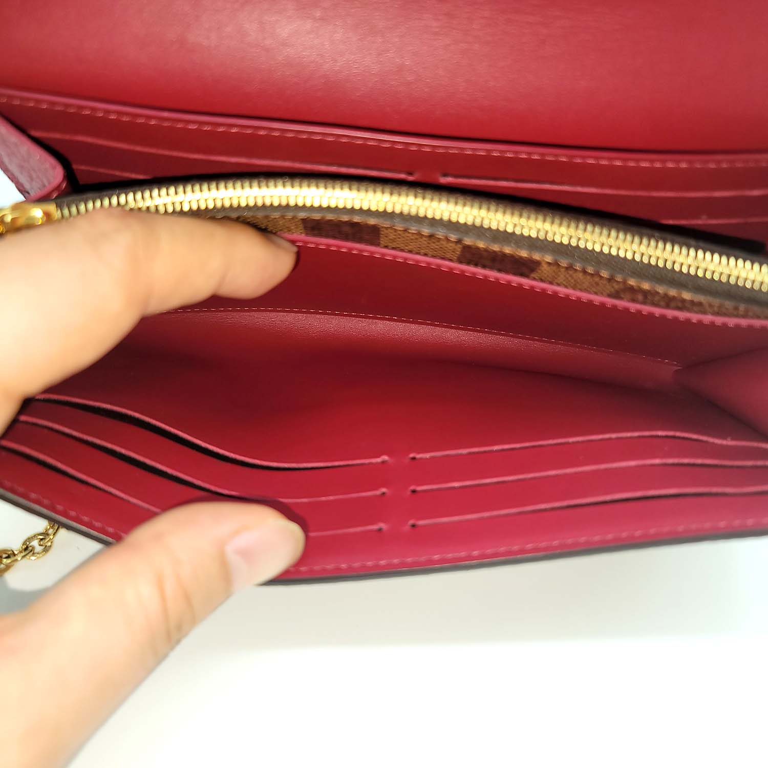 Louis Vuitton Damier Azur Canvas Croisette Chain Wallet Croisette Chain  Wallet Article: N60358: Buy Online at Best Price in UAE 