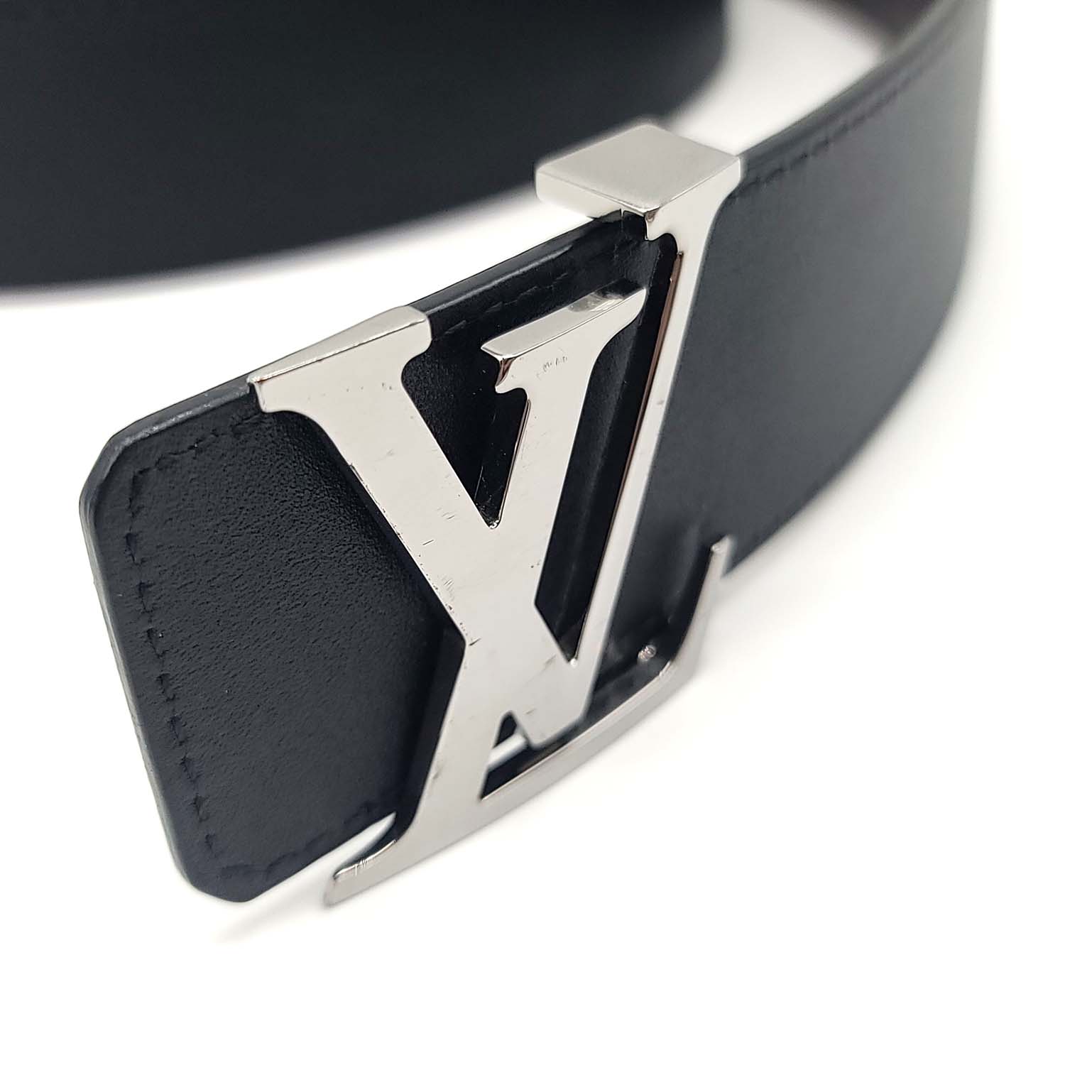 Louis Vuitton Initiales 40mm Reversible Belt Black/Dark Brown – Dr. Runway