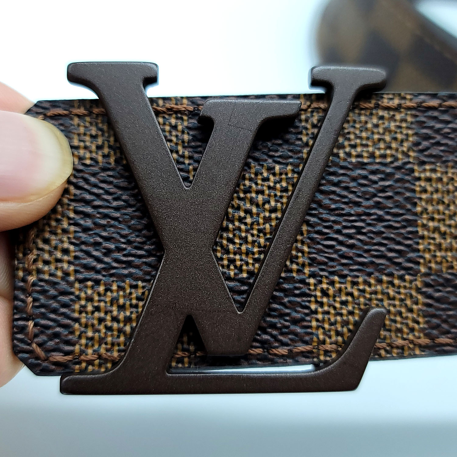 Louis Vuitton Initiales 40mm Belt Damier Ebene