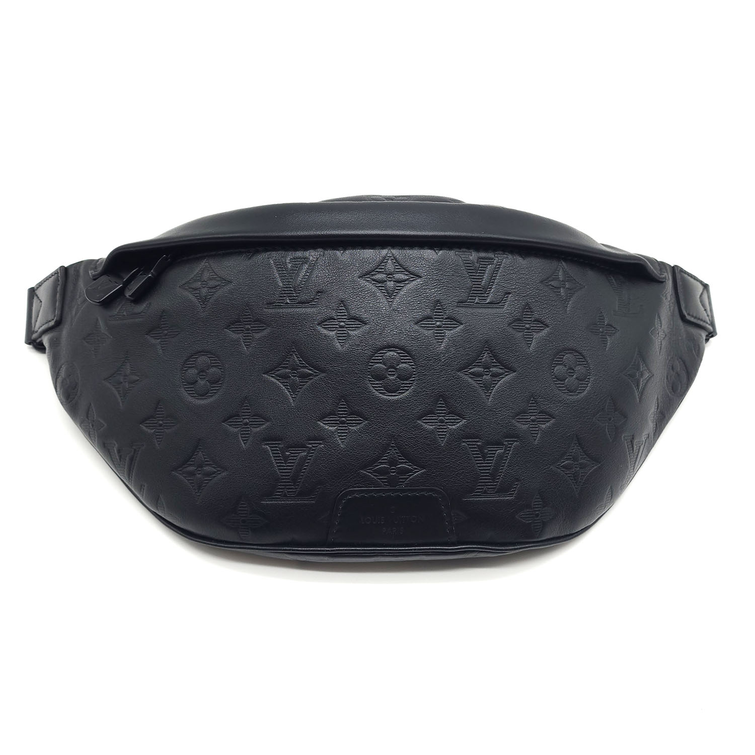 Louis Vuitton Discovery Bumbag Monogram Shadow Leather PM Gray 171876163