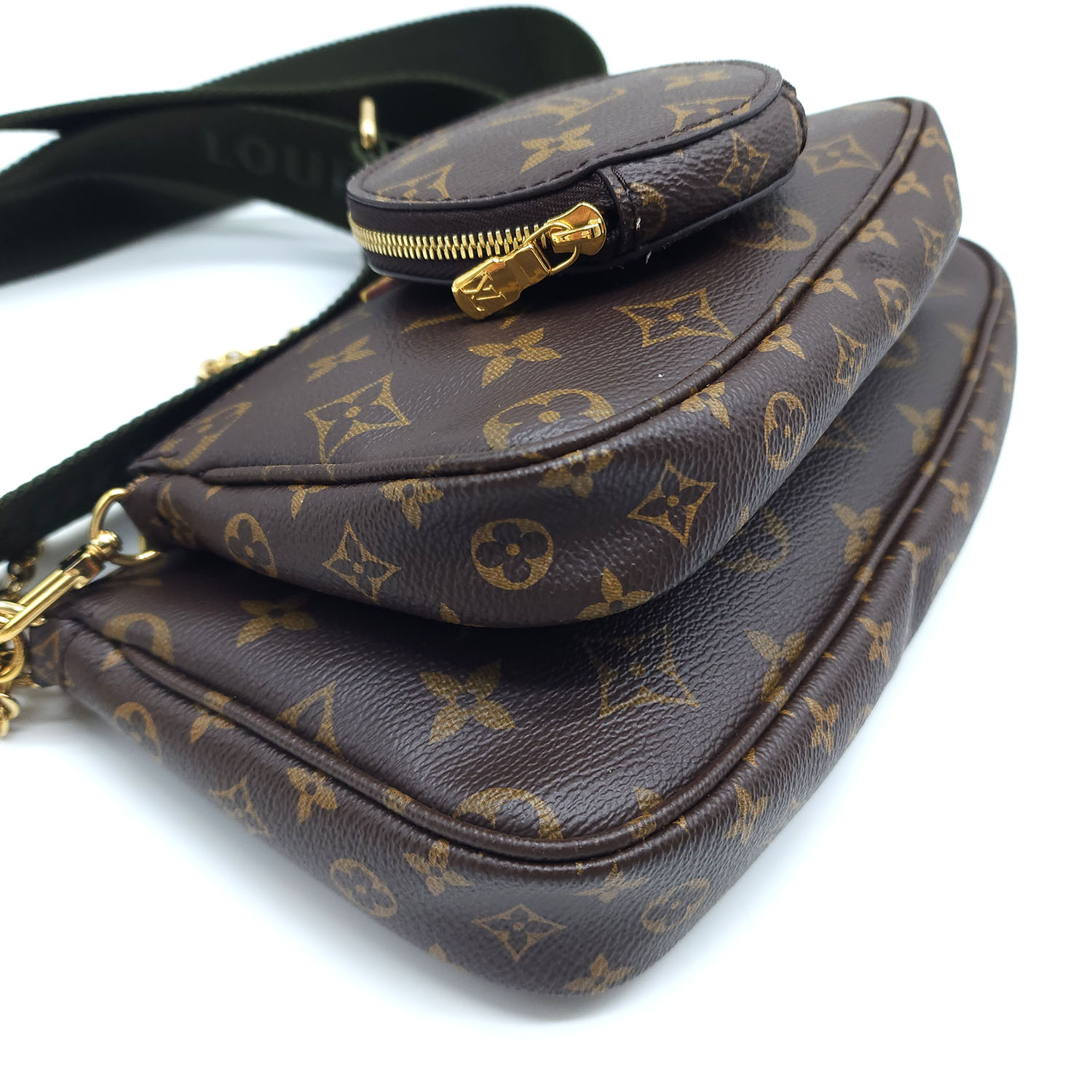 💯% Authentic LV Monogram Multi Pochette Khaki 3in1 Shoulder Bag