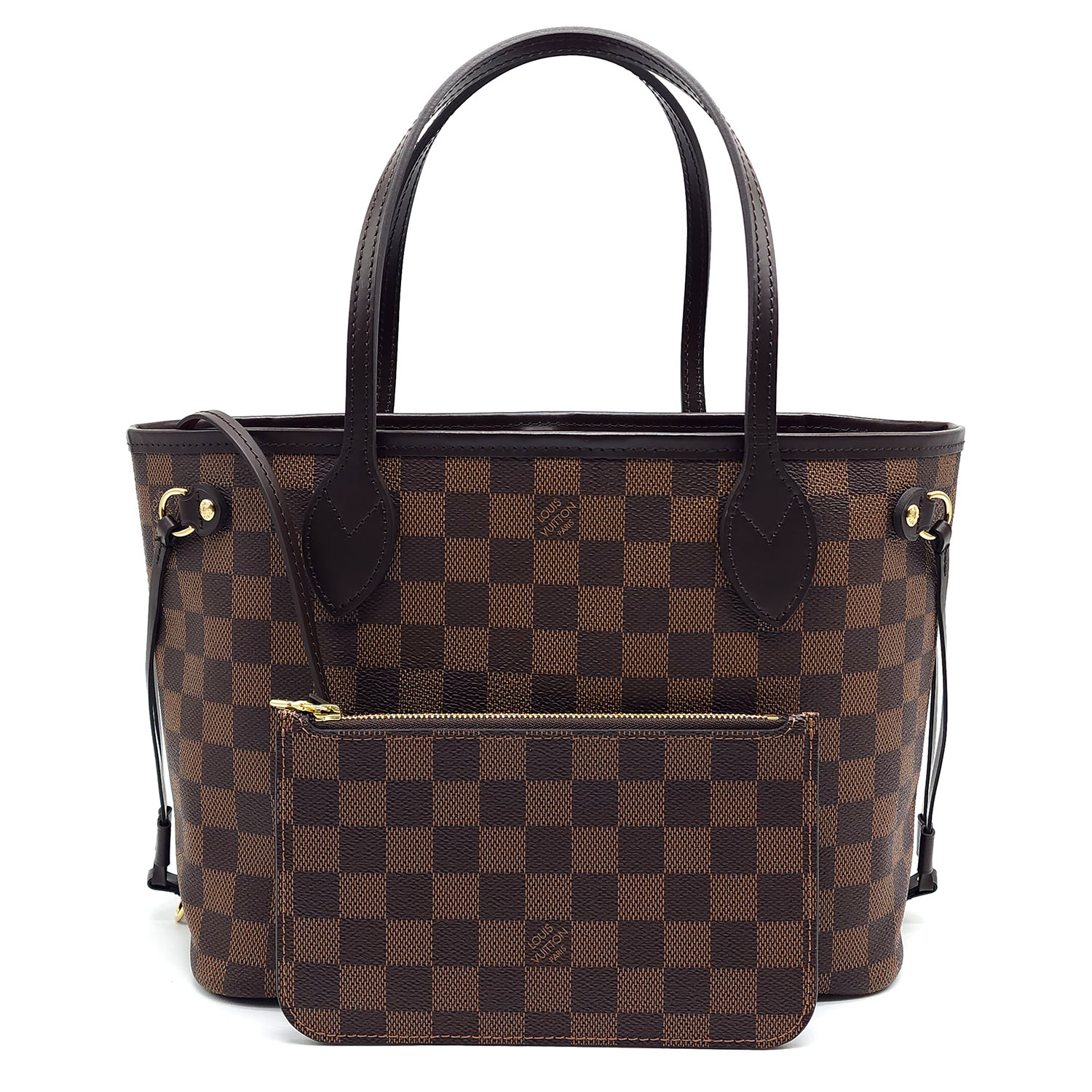 Louis Vuitton Damier Azure Neverfull PM With Pouch - dress. Raleigh