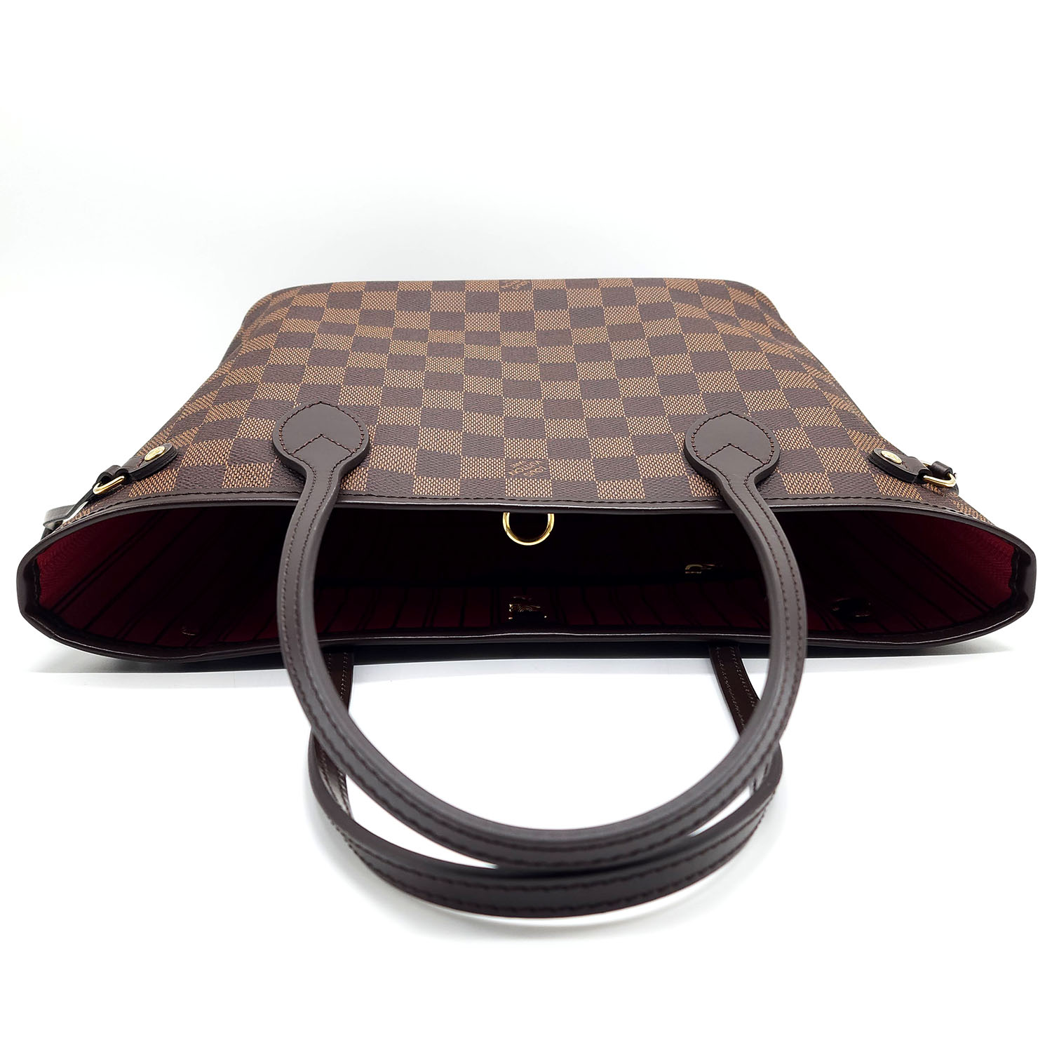 Louis Vuitton Small Damier Ebene Neverfull PM with Pouch with pouch 41lk67  For Sale at 1stDibs