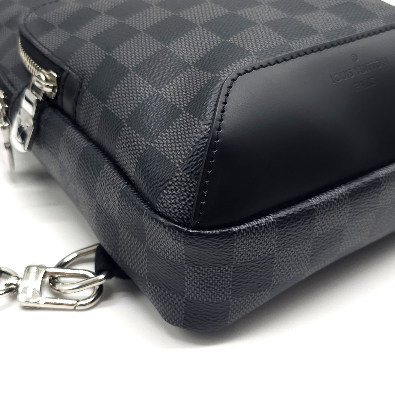 Louis Vuitton Sling Bag Avenue Damier Graphite Pixel Blue in Coated Canvas  with Silver-tone - US