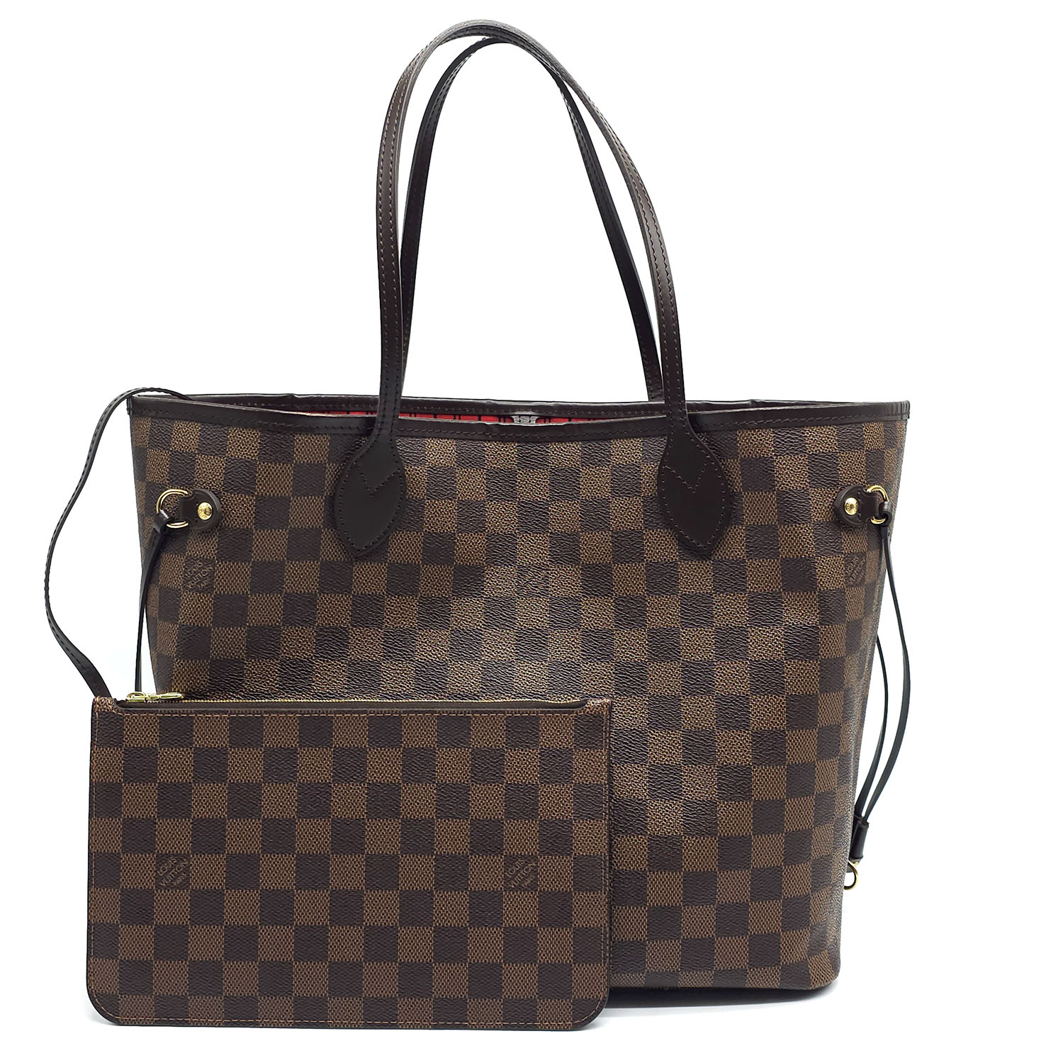 Louis Vuitton, Bags, Louis Vuitton Neverfull Mm Damier Ebene Gently Used