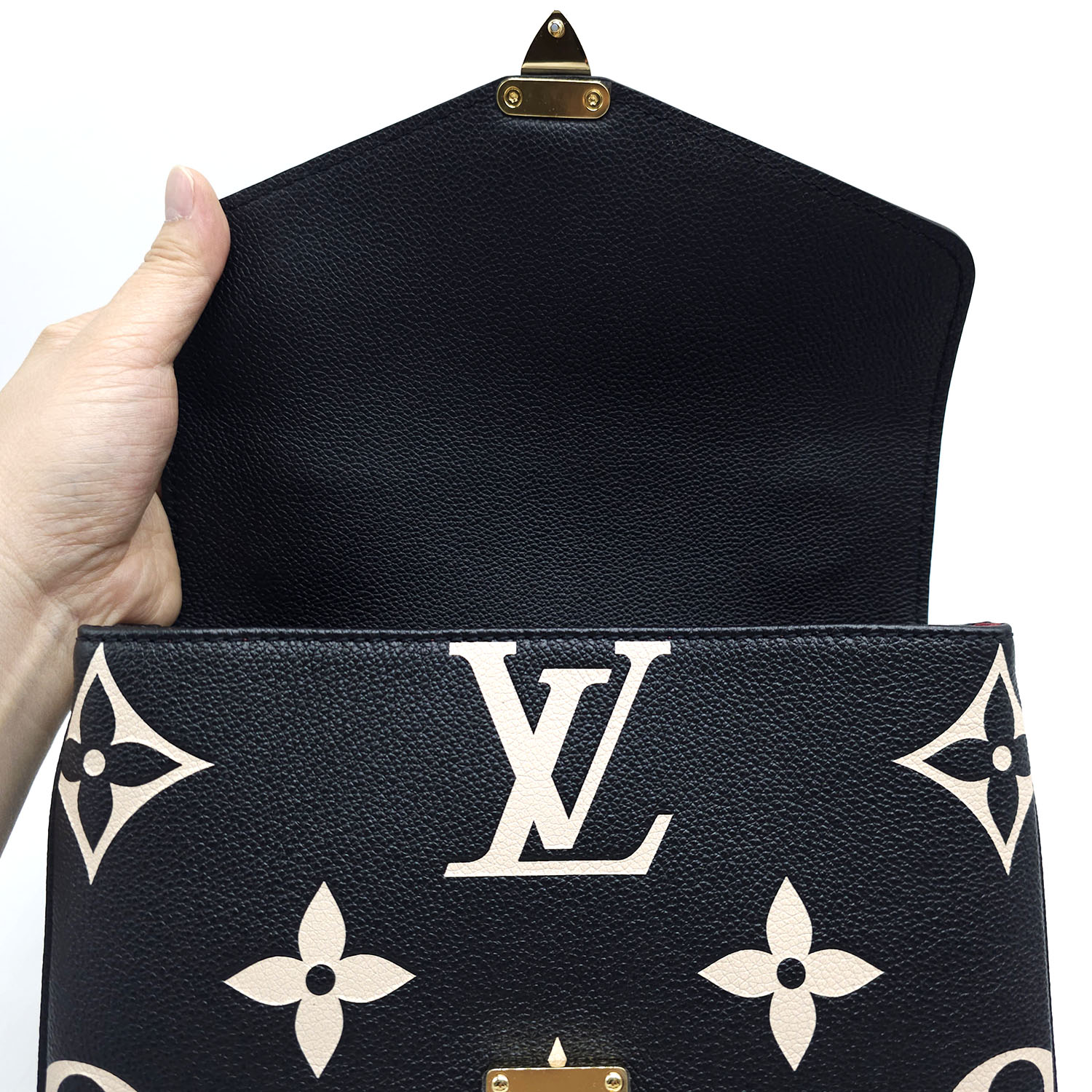 Louis Vuitton Bicolor Monogram Empreinte Pochette Metis Bag – The Closet