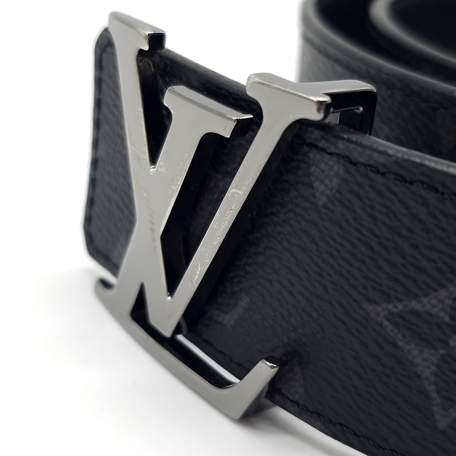 Louis Vuitton LV Initiales 40mm Reversible Belt Monogram Eclipse