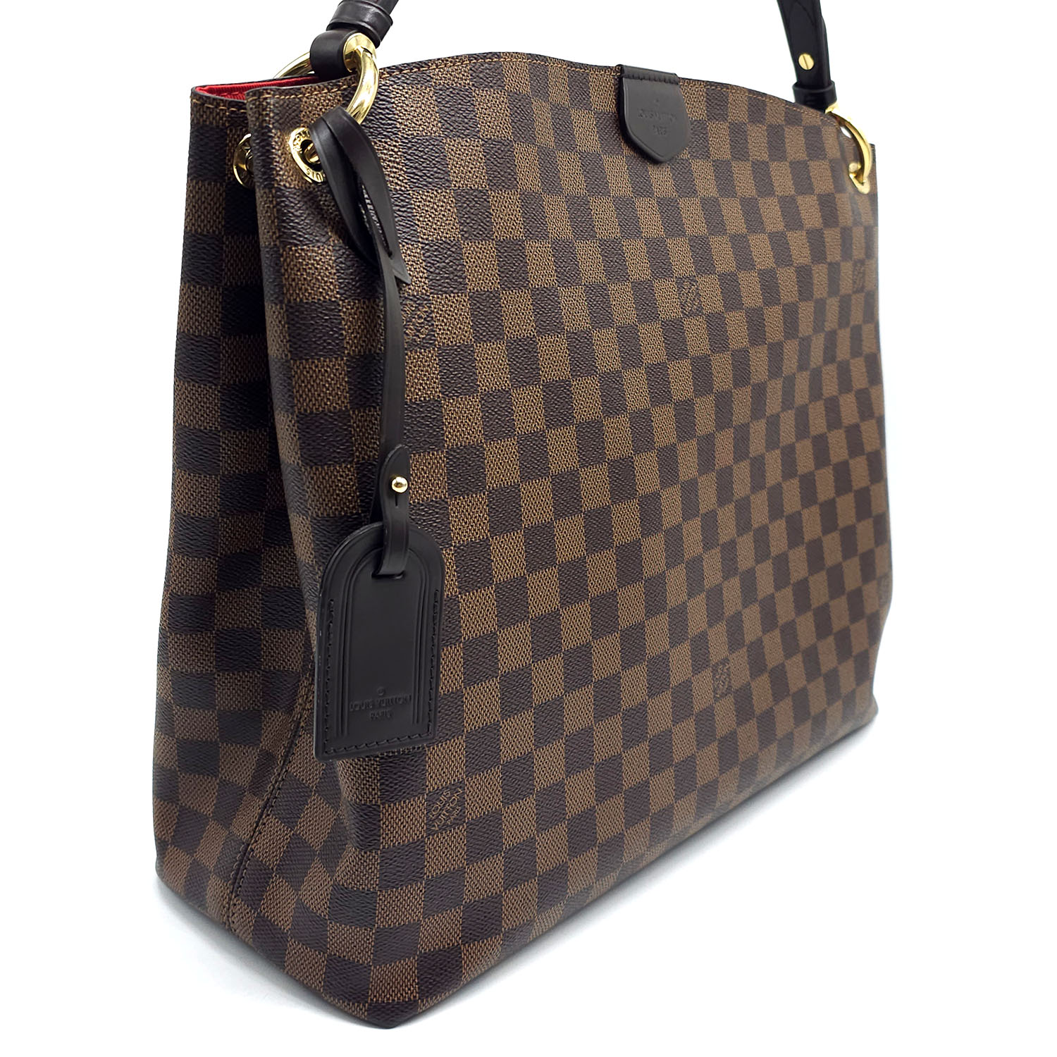 Louis Vuitton Damier Ebene Graceful MM Red - A World Of Goods For You, LLC