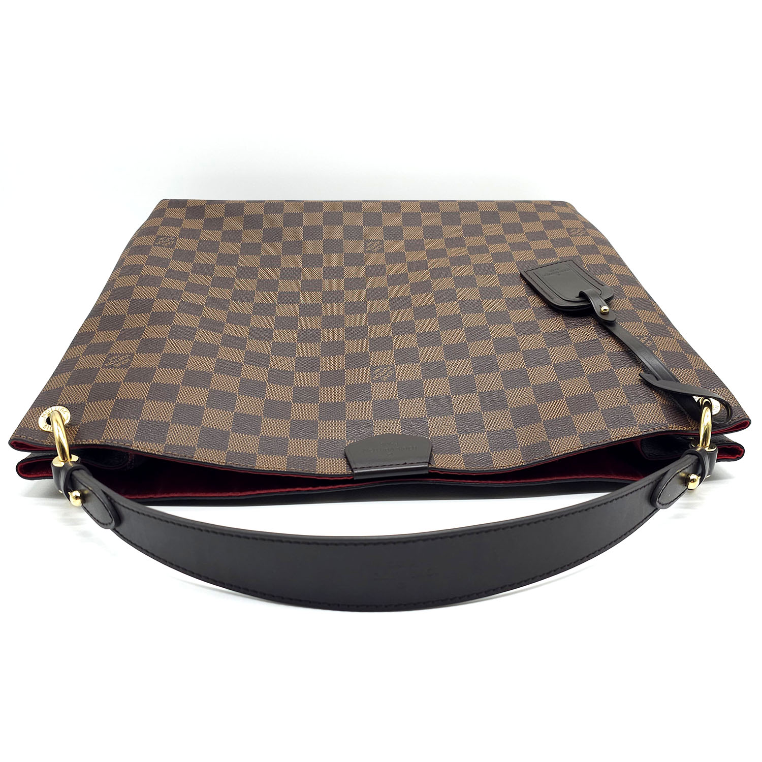 Louis Vuitton Damier Ebene Graceful MM Hobo Bag Leather ref.536149 - Joli  Closet